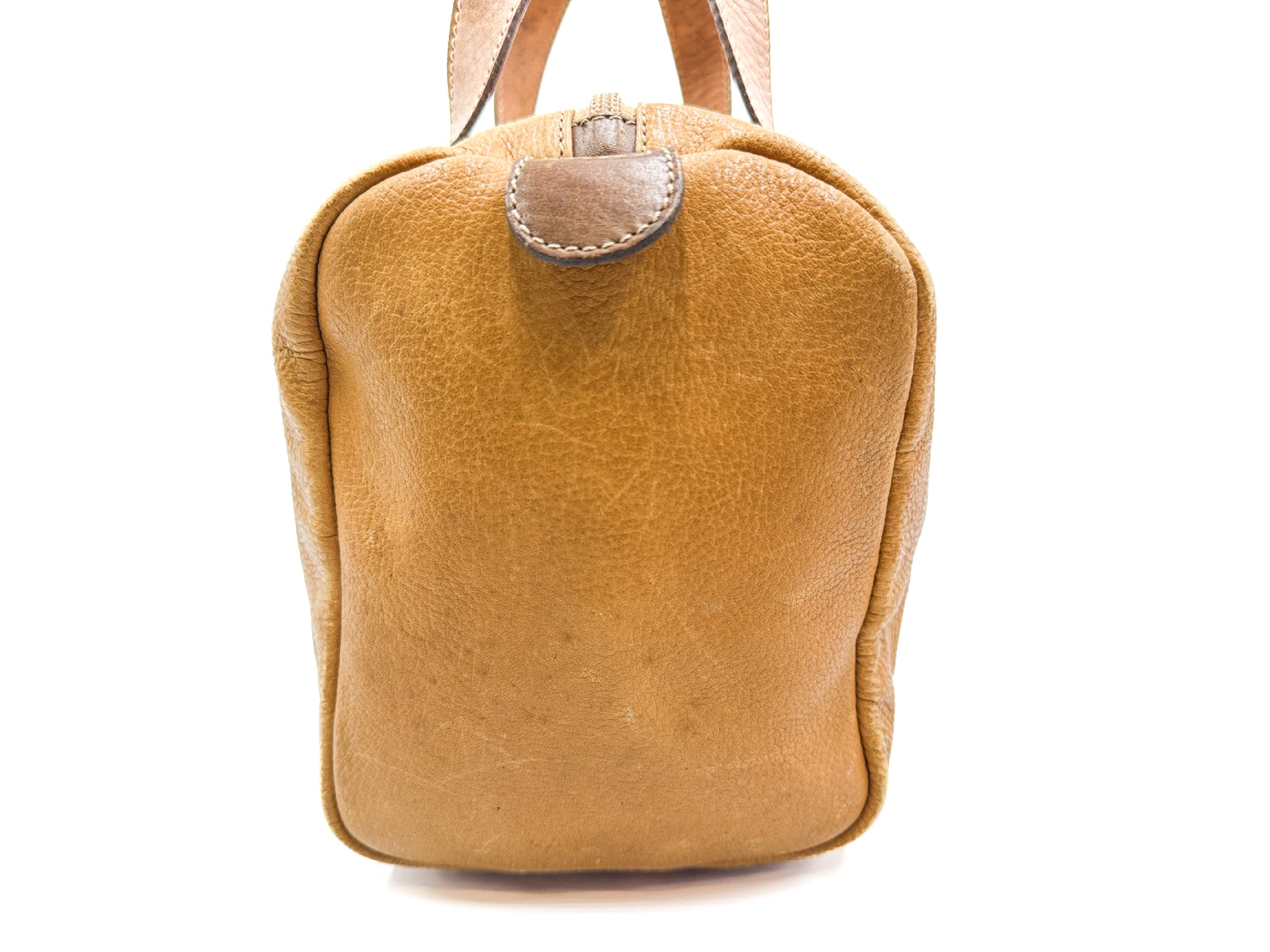 Anagram Gold Hardware Leather Handbag — view 5