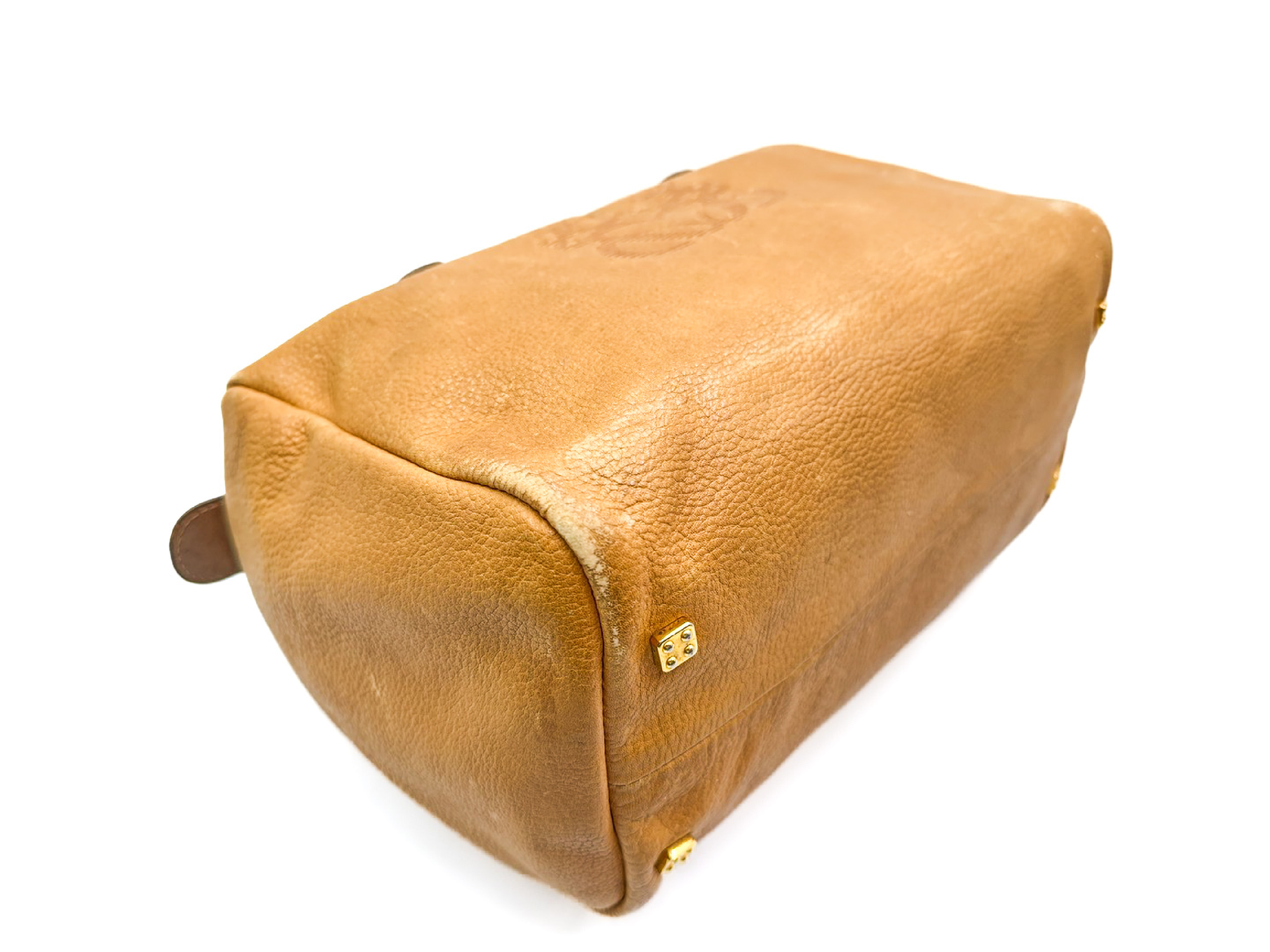 Anagram Gold Hardware Leather Handbag — view 7