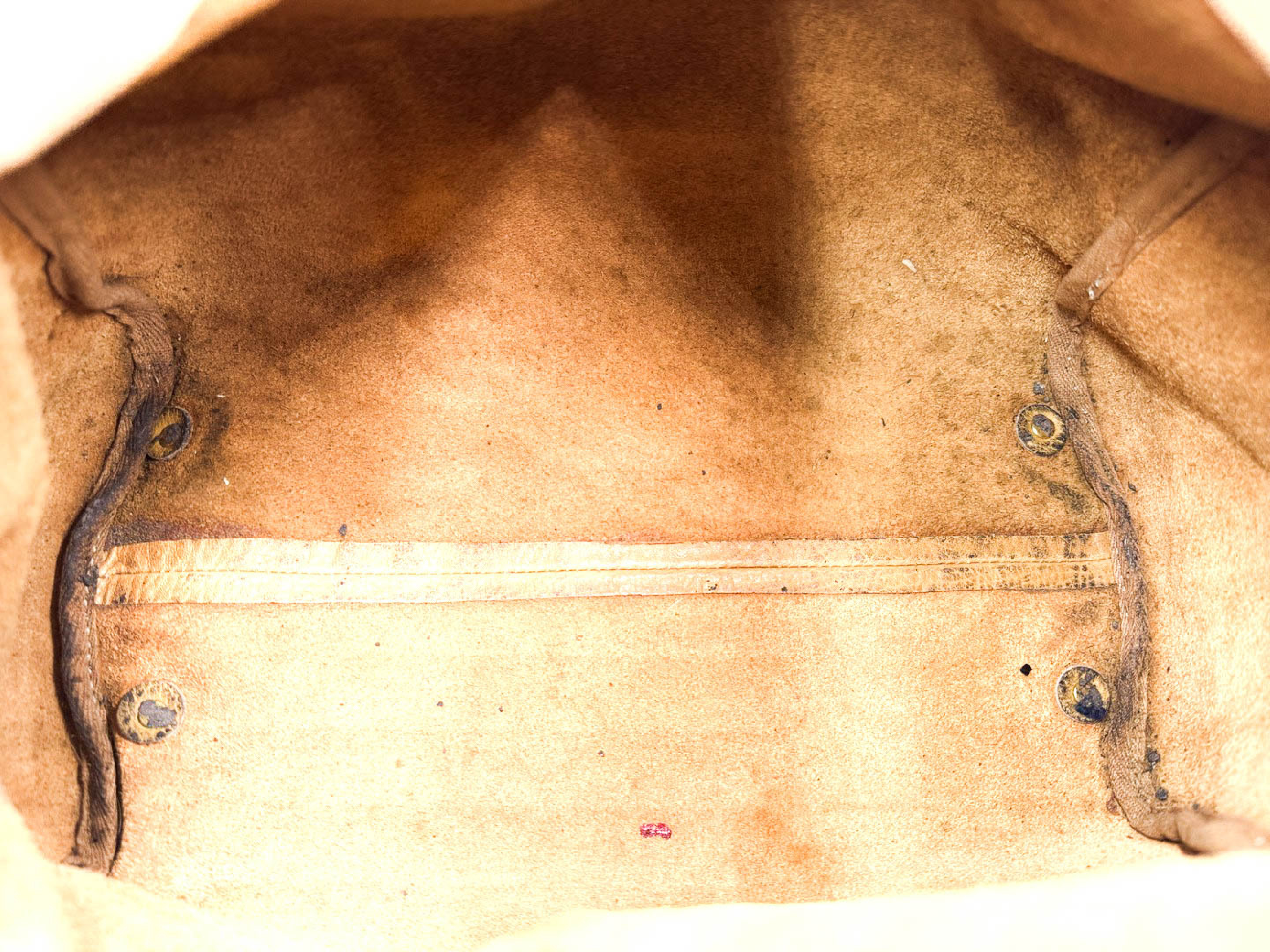 Anagram Gold Hardware Leather Handbag — view 9