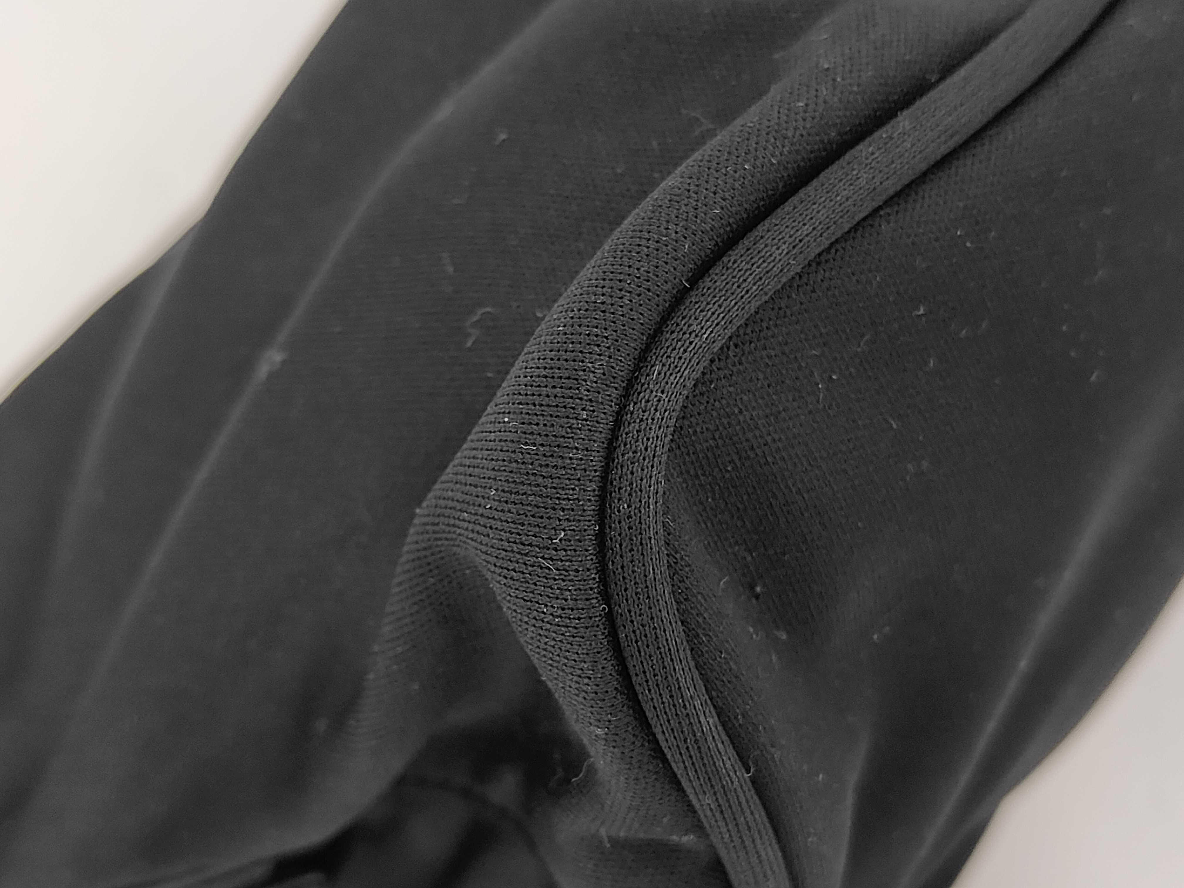 One-Shoulder Cotton Shoulder Bag, Black Handbag — view 3