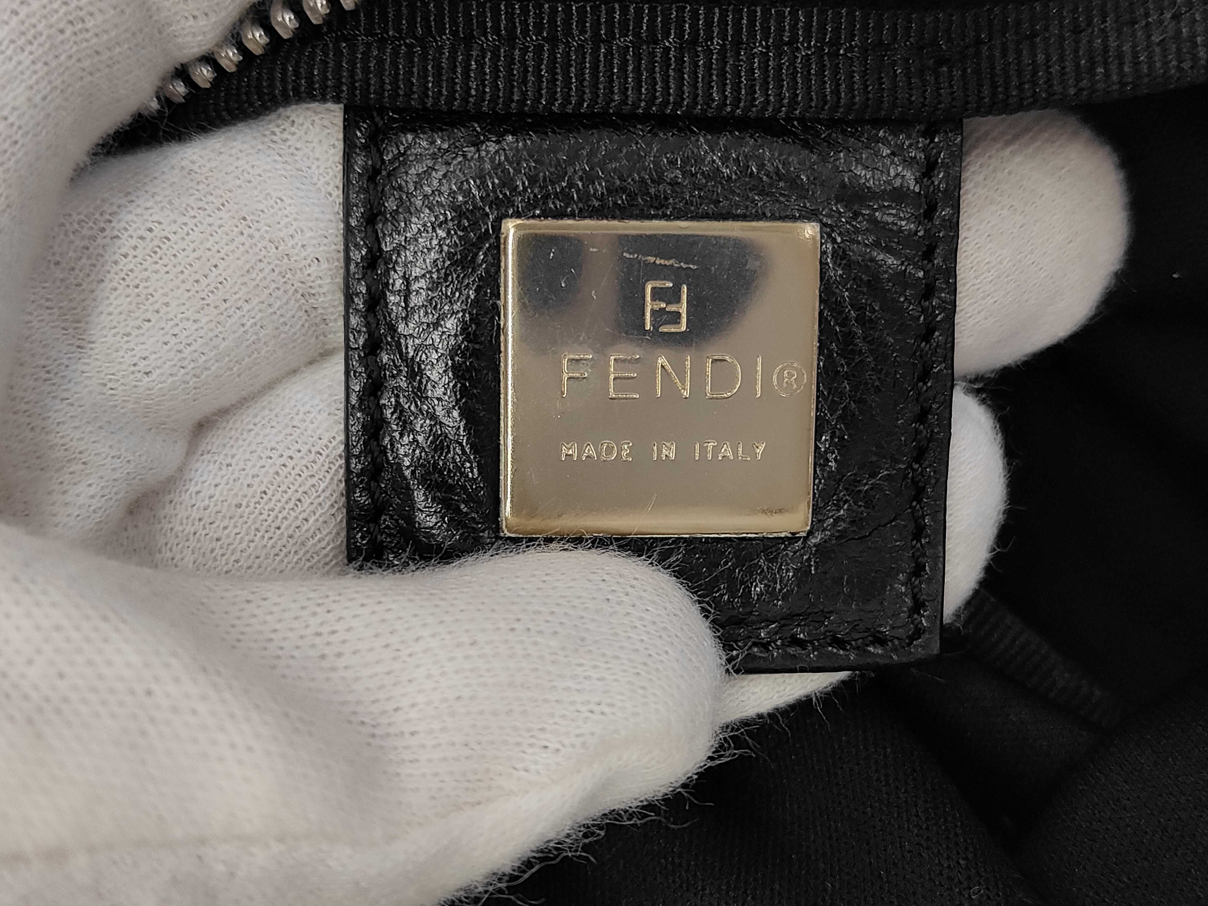 One-Shoulder Cotton Shoulder Bag, Black Handbag — view 9