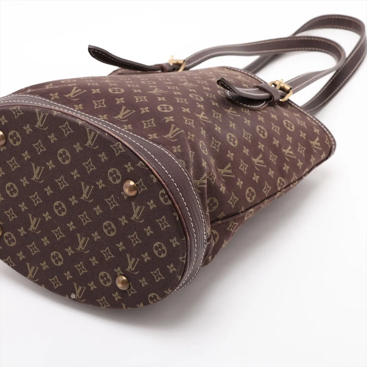 Monogram Mini Lin Bucket PM M95226 FL1026 Brown — view 3