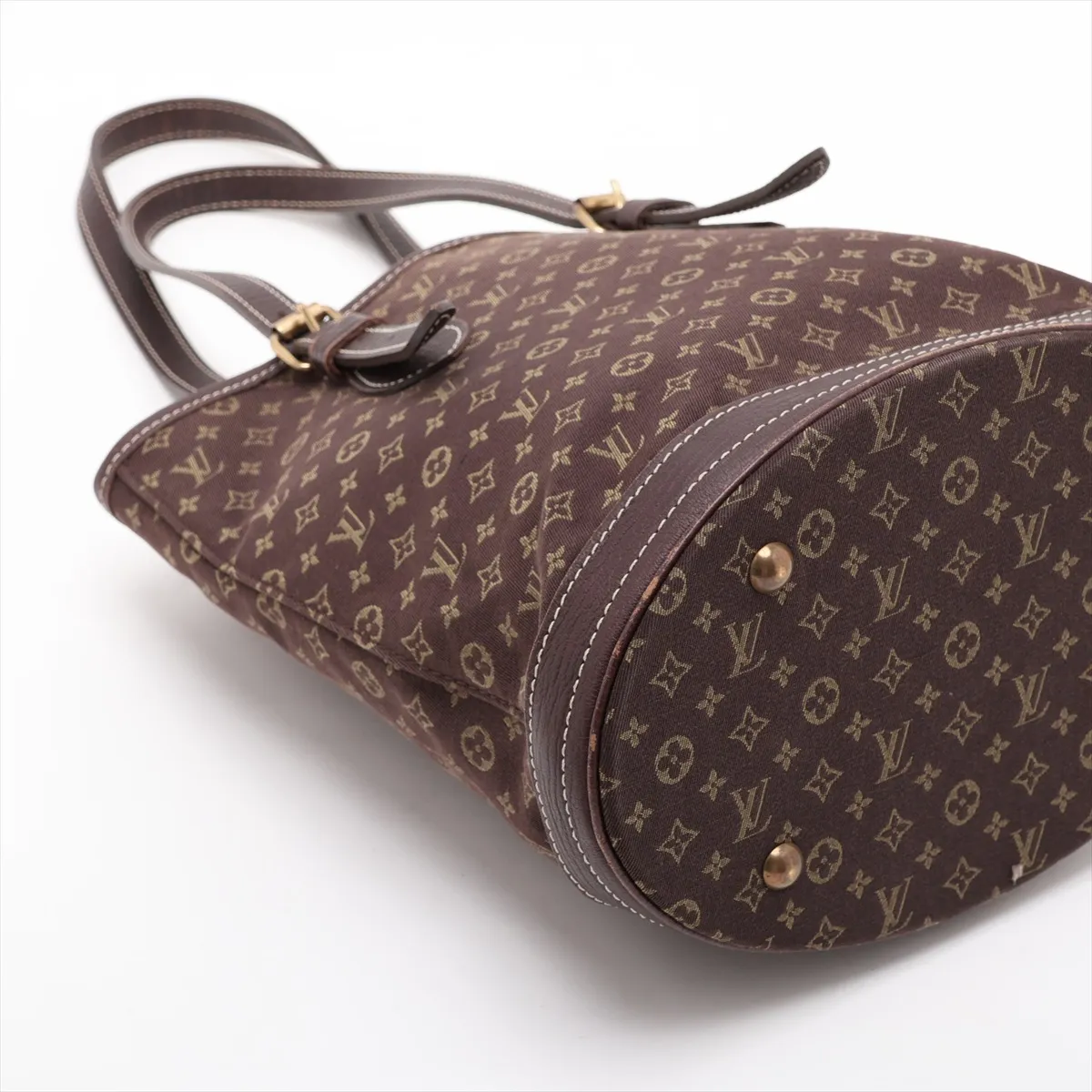 Monogram Mini Lin Bucket PM M95226 FL1026 Brown — view 4