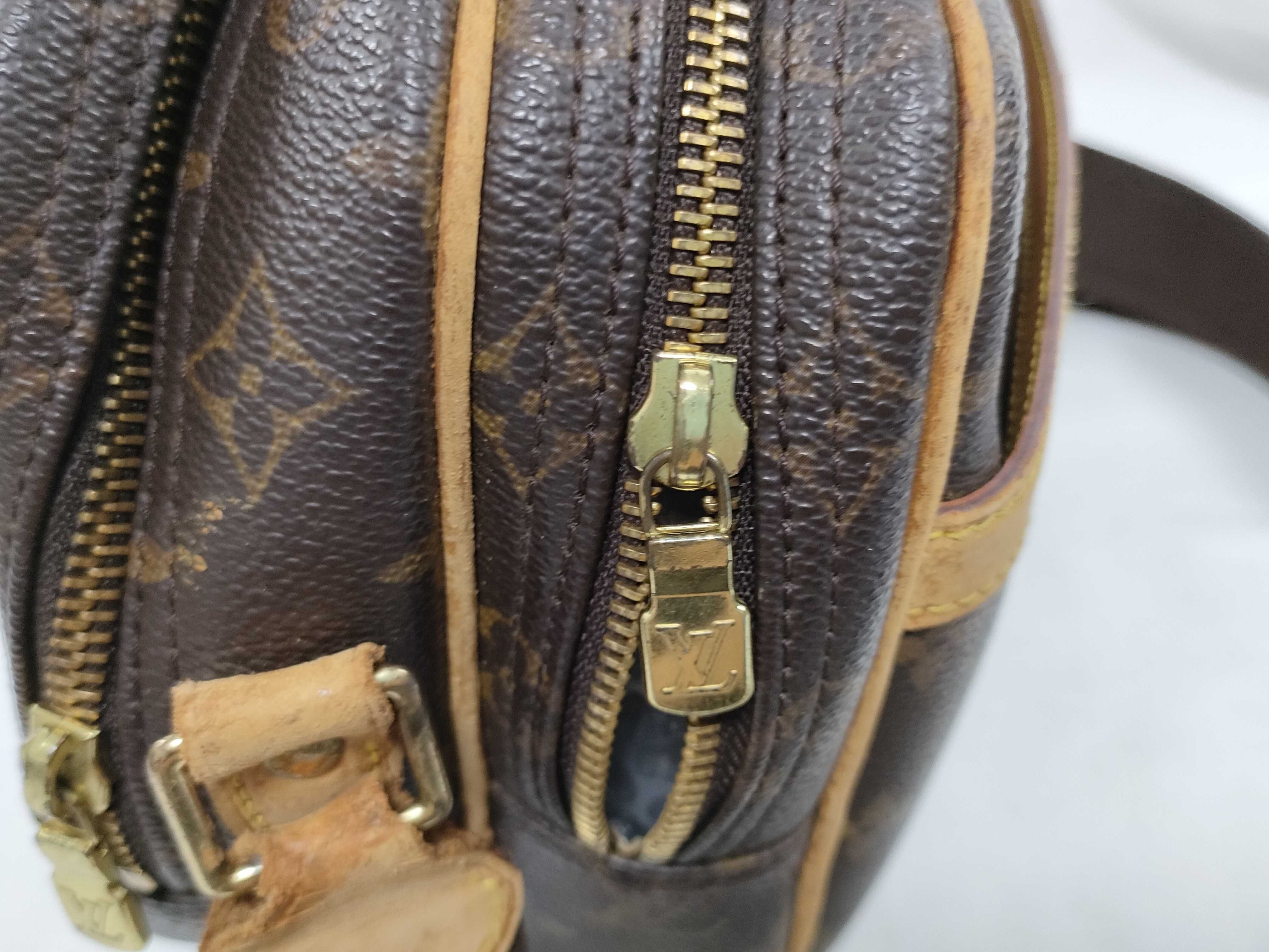 Monogram Reporter PM M45254 SP1020 Brown Shoulder Bag — view 4