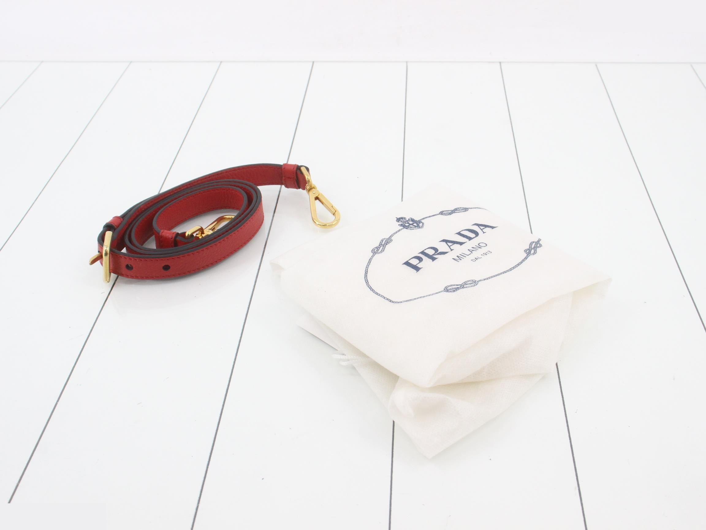 2-Way Handbag, Lambskin, Red — view 7