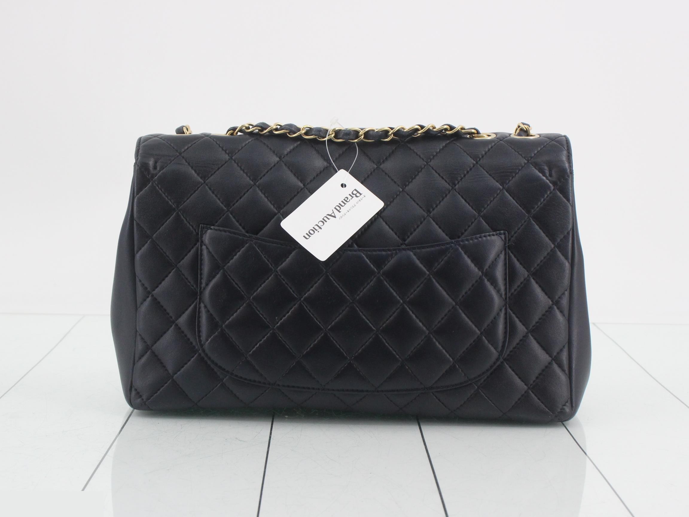 Matelassé Lambskin Turnlock Double Chain Shoulder Bag, Navy — view 2
