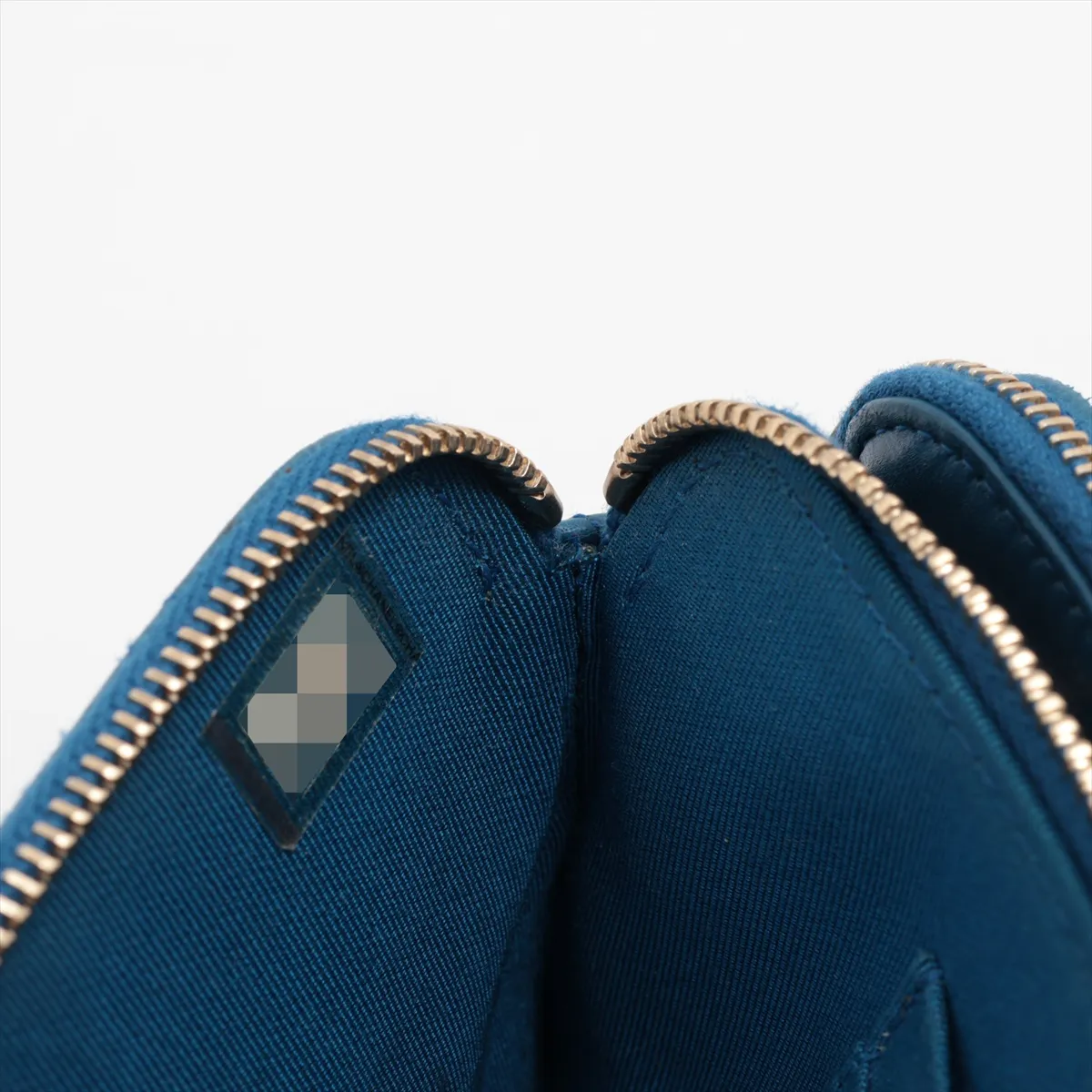Matelasse Lambskin Chain Wallet Blue Gold Hardware 23662364 No. 23 — view 11