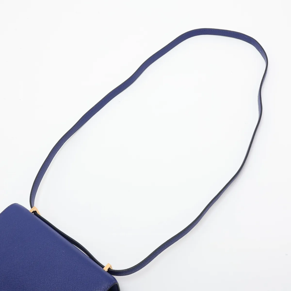 [Individually packaged] Hermes Constance 3 Mini 18 Veau Epsom Blue Electric Gold Hardware A: 2017 — view 5