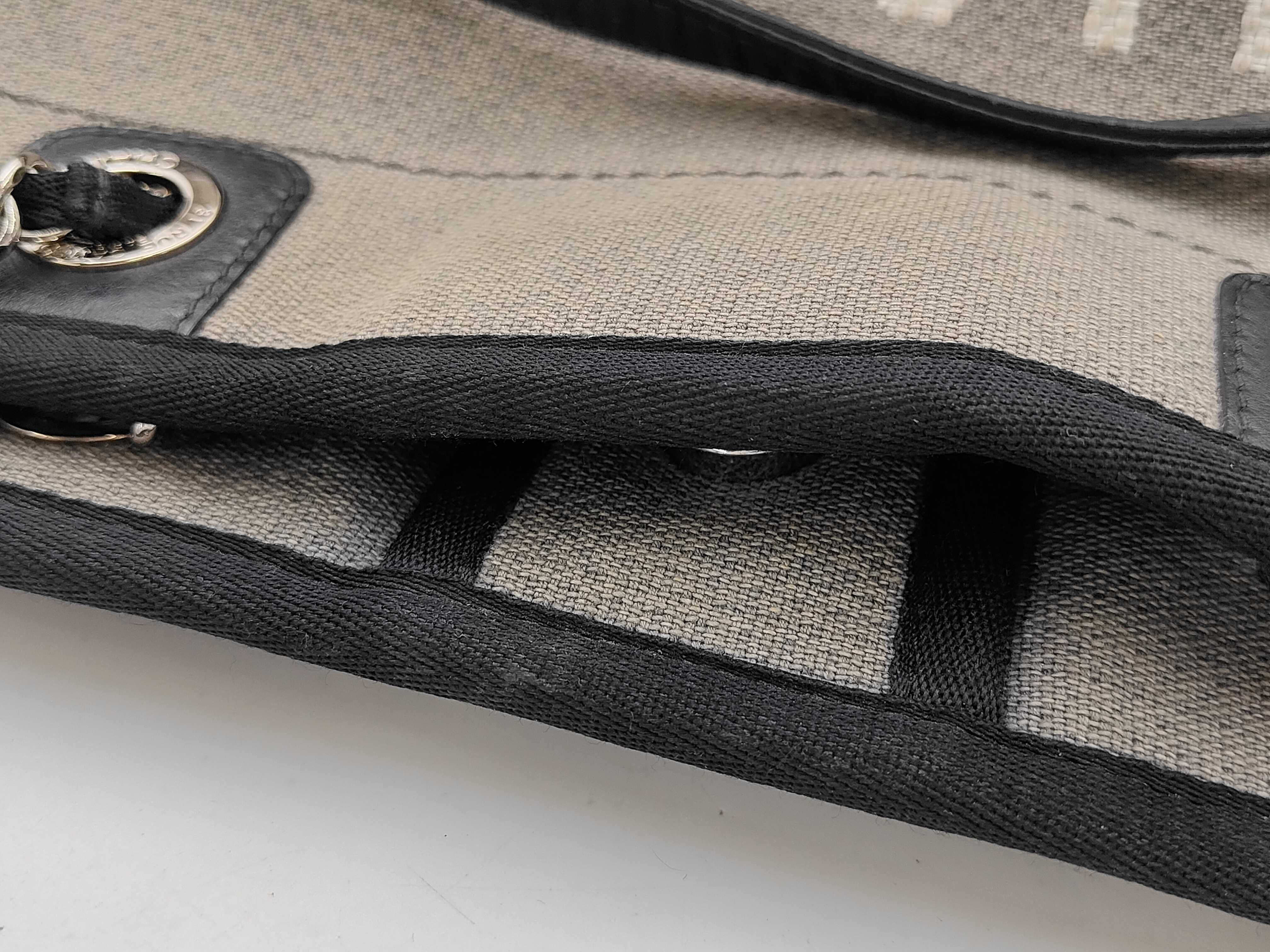 BAG DEAUVILLE LARGE TWEED 2WAY CHAIN ​​TOTE GREY NO.16 NO CARD Tote Bag — view 12