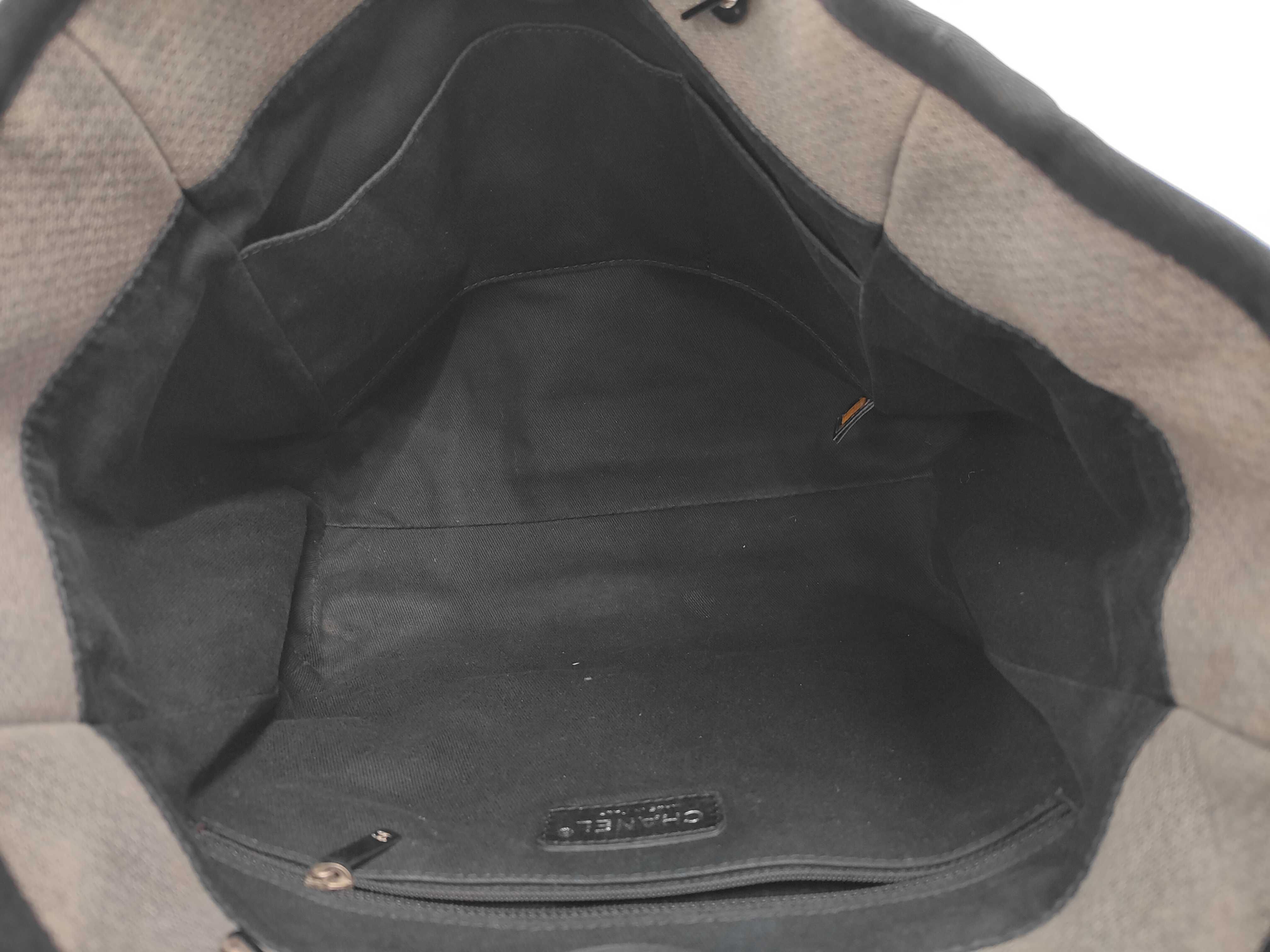 BAG DEAUVILLE LARGE TWEED 2WAY CHAIN ​​TOTE GREY NO.16 NO CARD Tote Bag — view 8