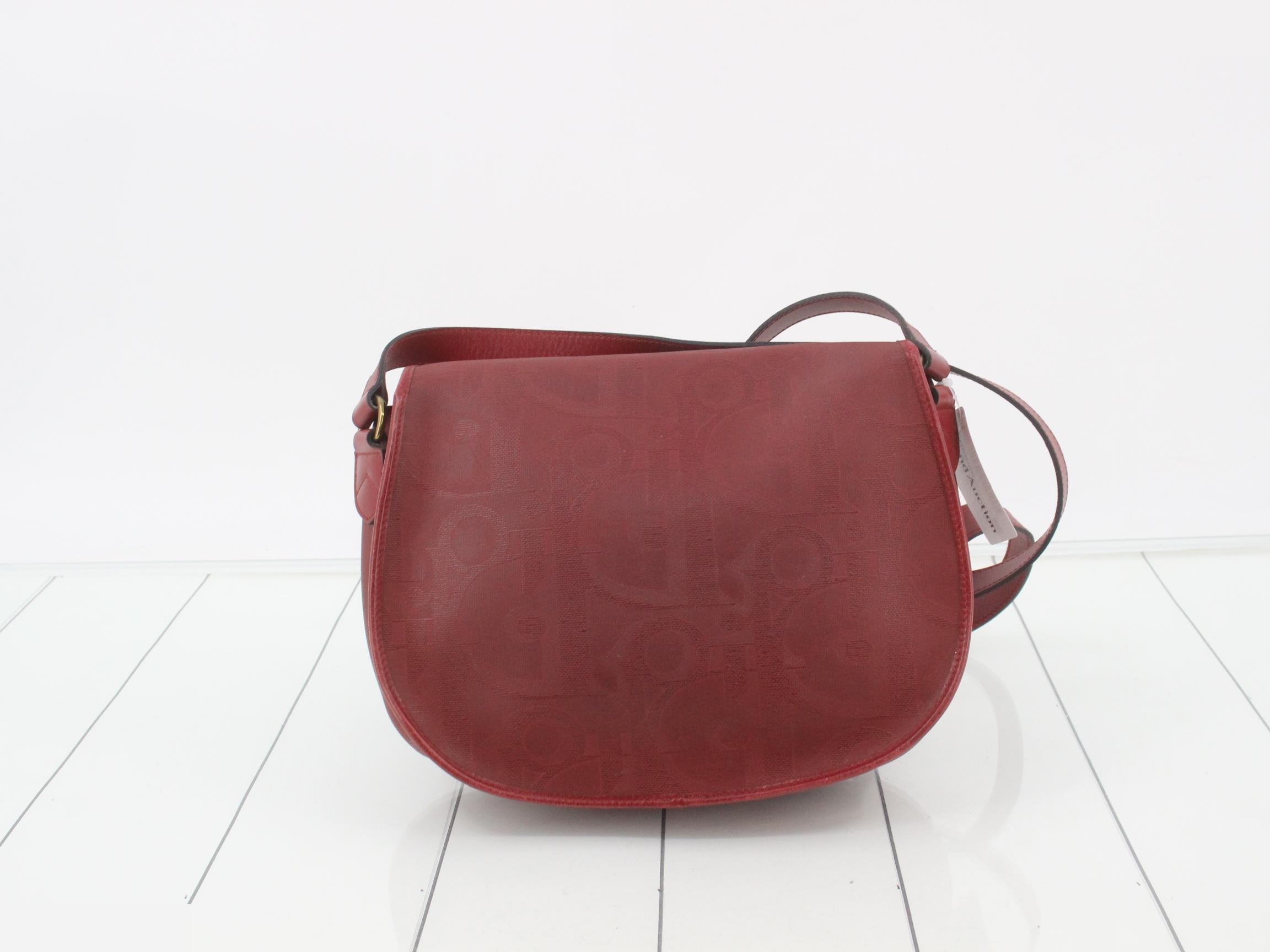 Trotter shoulder bag red PVC leather — view 2