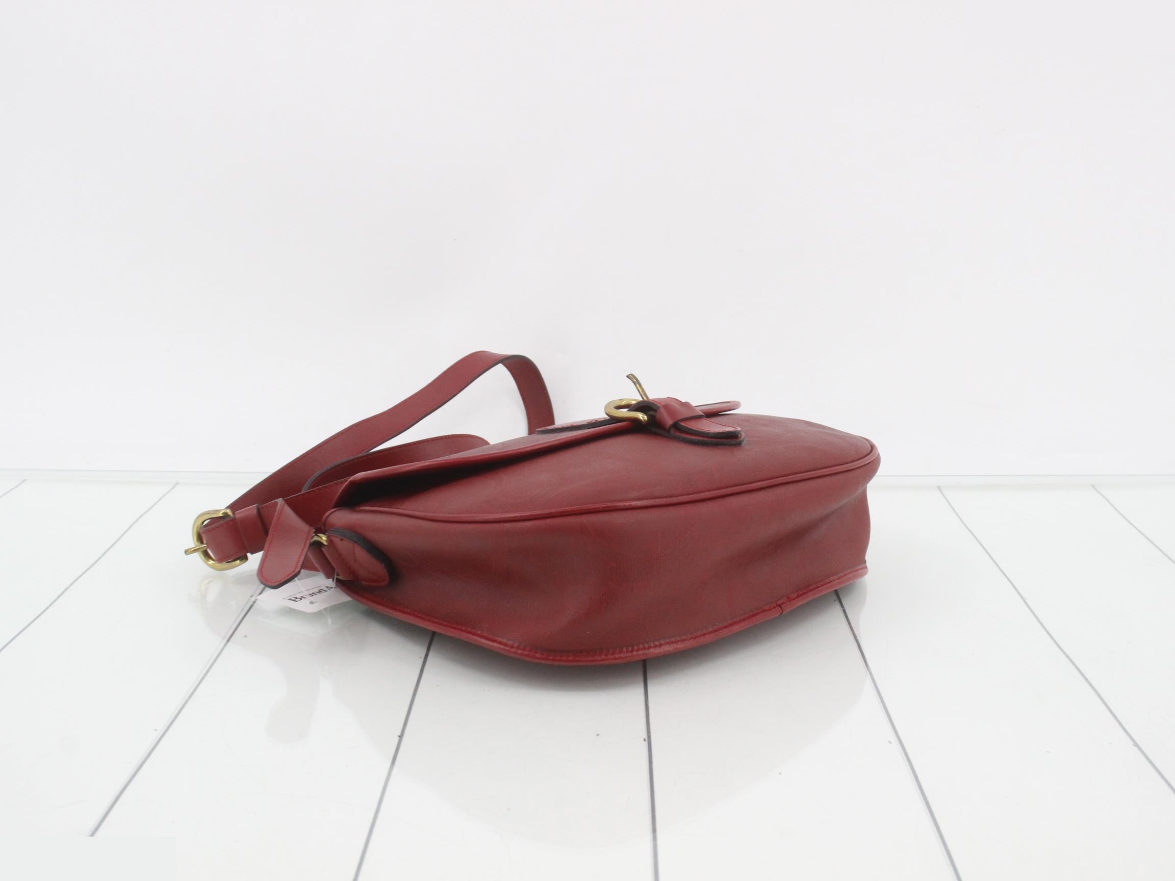 Trotter shoulder bag red PVC leather — view 5