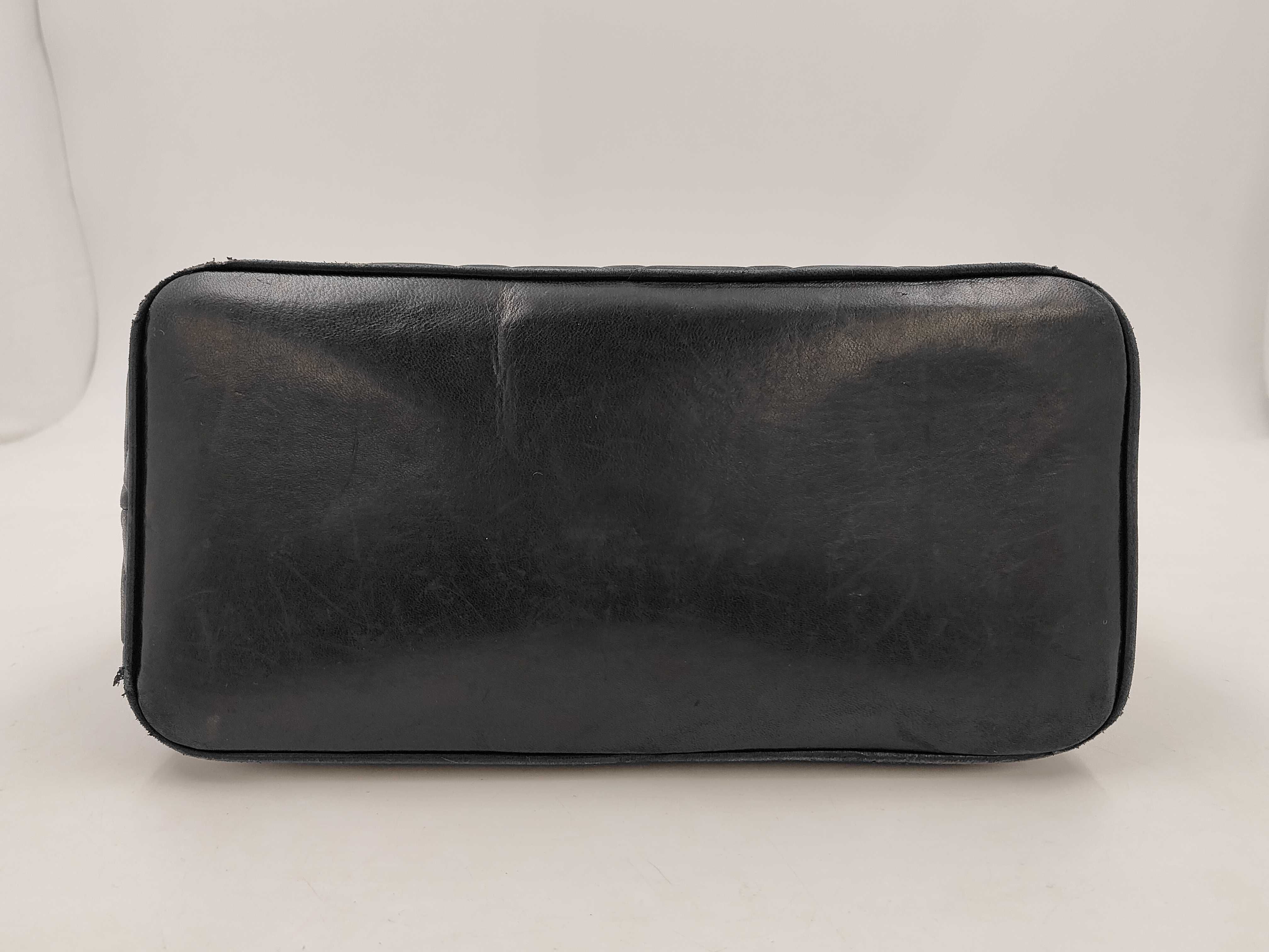 Reissue Lambskin Tote Bag, Black with Silver Hardware — view 5