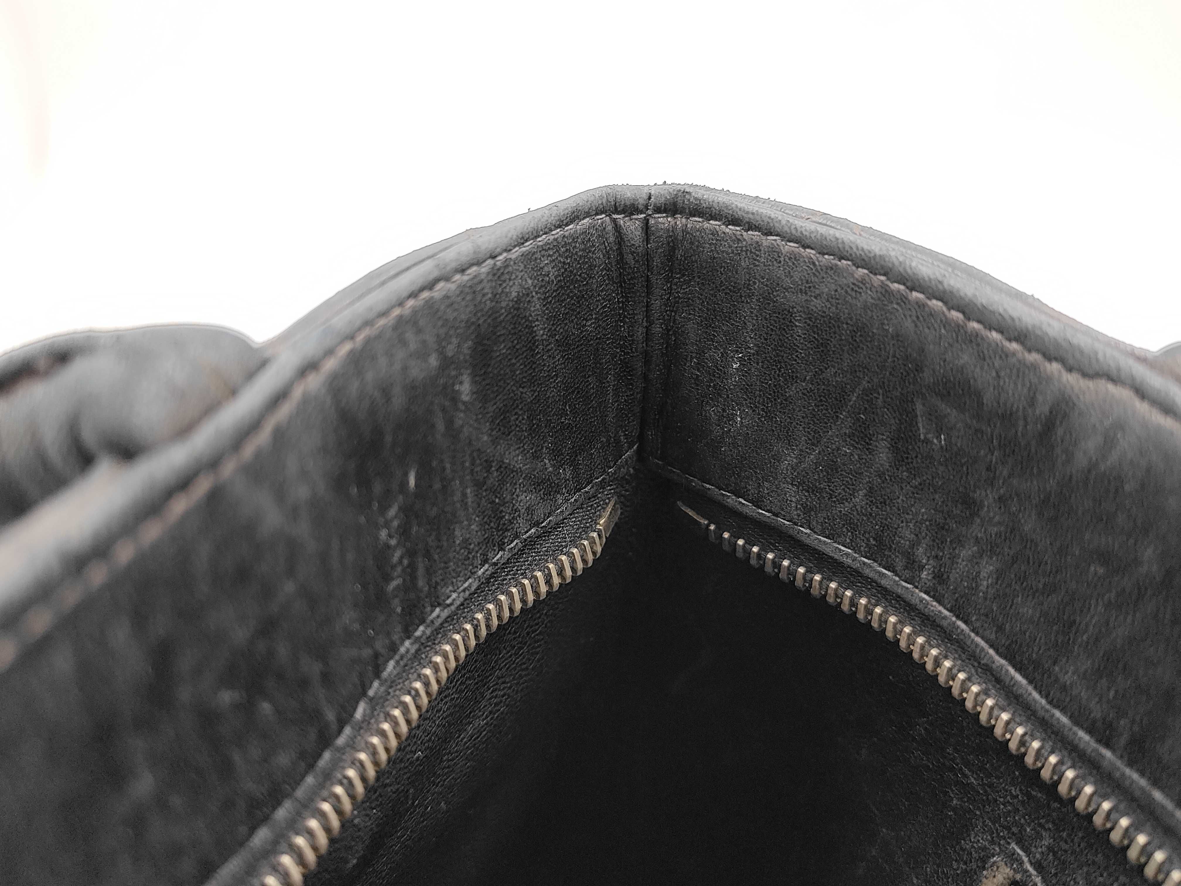 Reissue Lambskin Tote Bag, Black with Silver Hardware — view 8