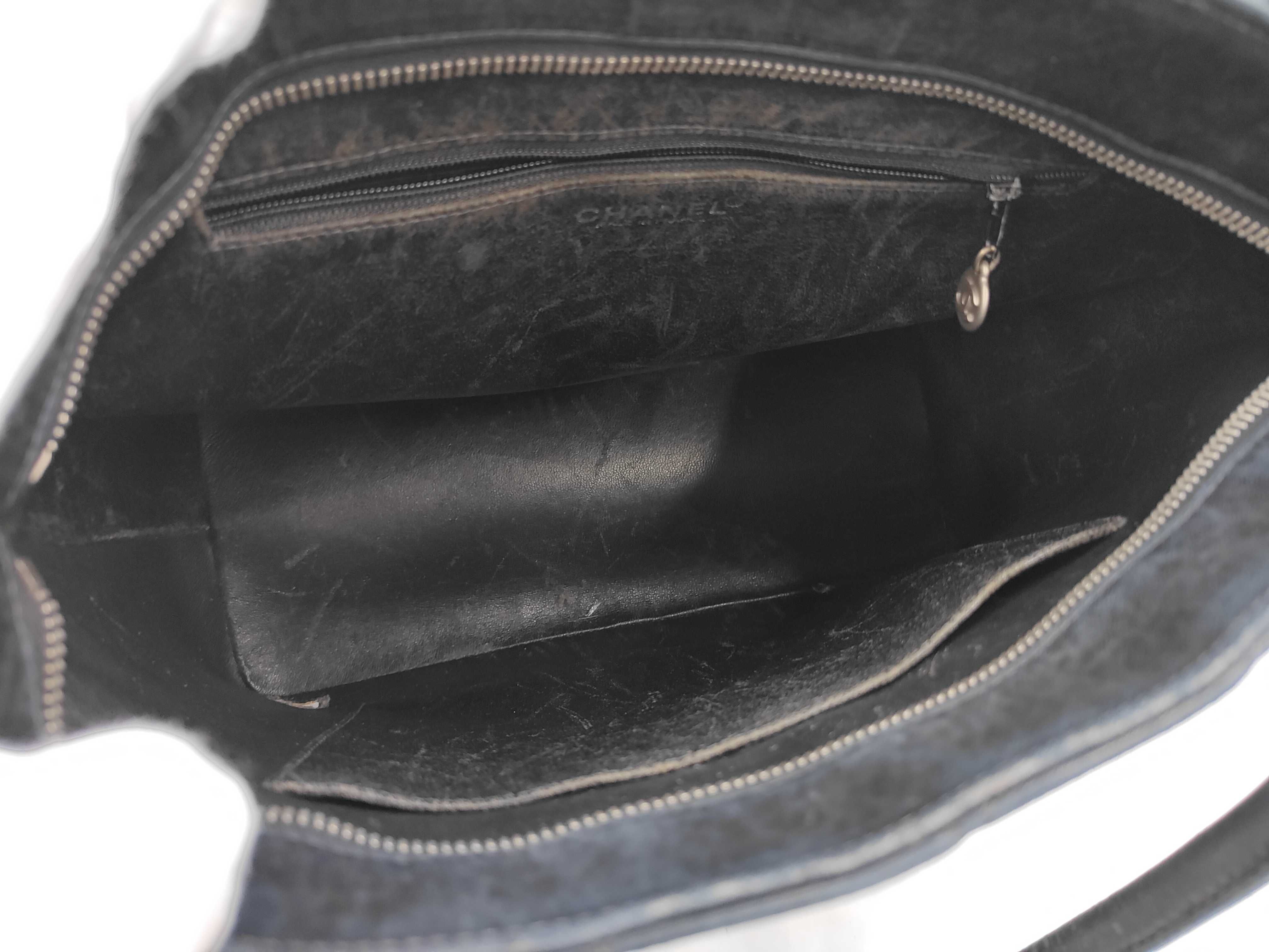Reissue Lambskin Tote Bag, Black with Silver Hardware — view 9