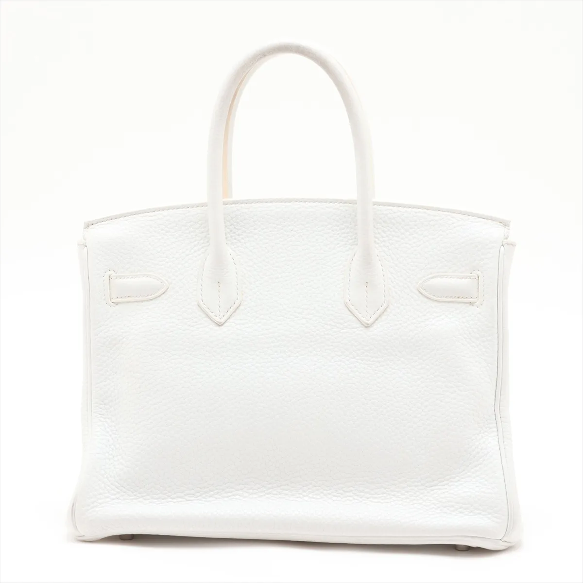 [Individually packaged] Hermes Birkin 30 Letournée Taurillon Clemence White Silver Hardware M: 2009 — view 2