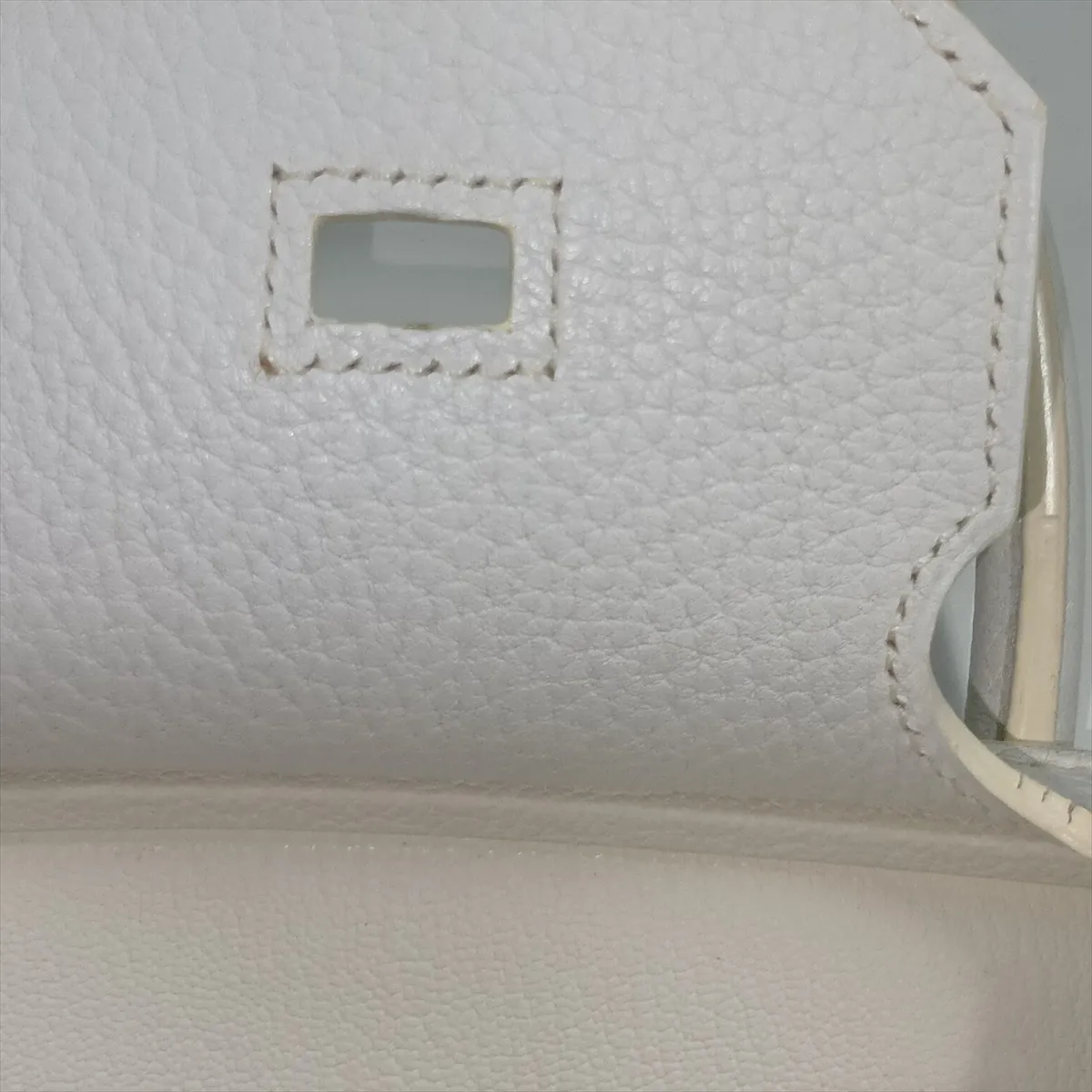 [Individually packaged] Hermes Birkin 30 Letournée Taurillon Clemence White Silver Hardware M: 2009 — view 13