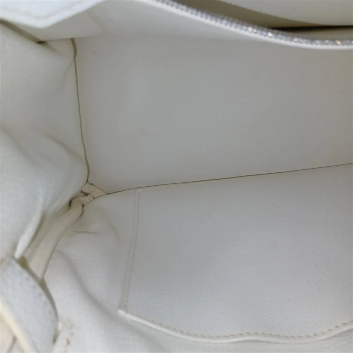 [Individually packaged] Hermes Birkin 30 Letournée Taurillon Clemence White Silver Hardware M: 2009 — view 15