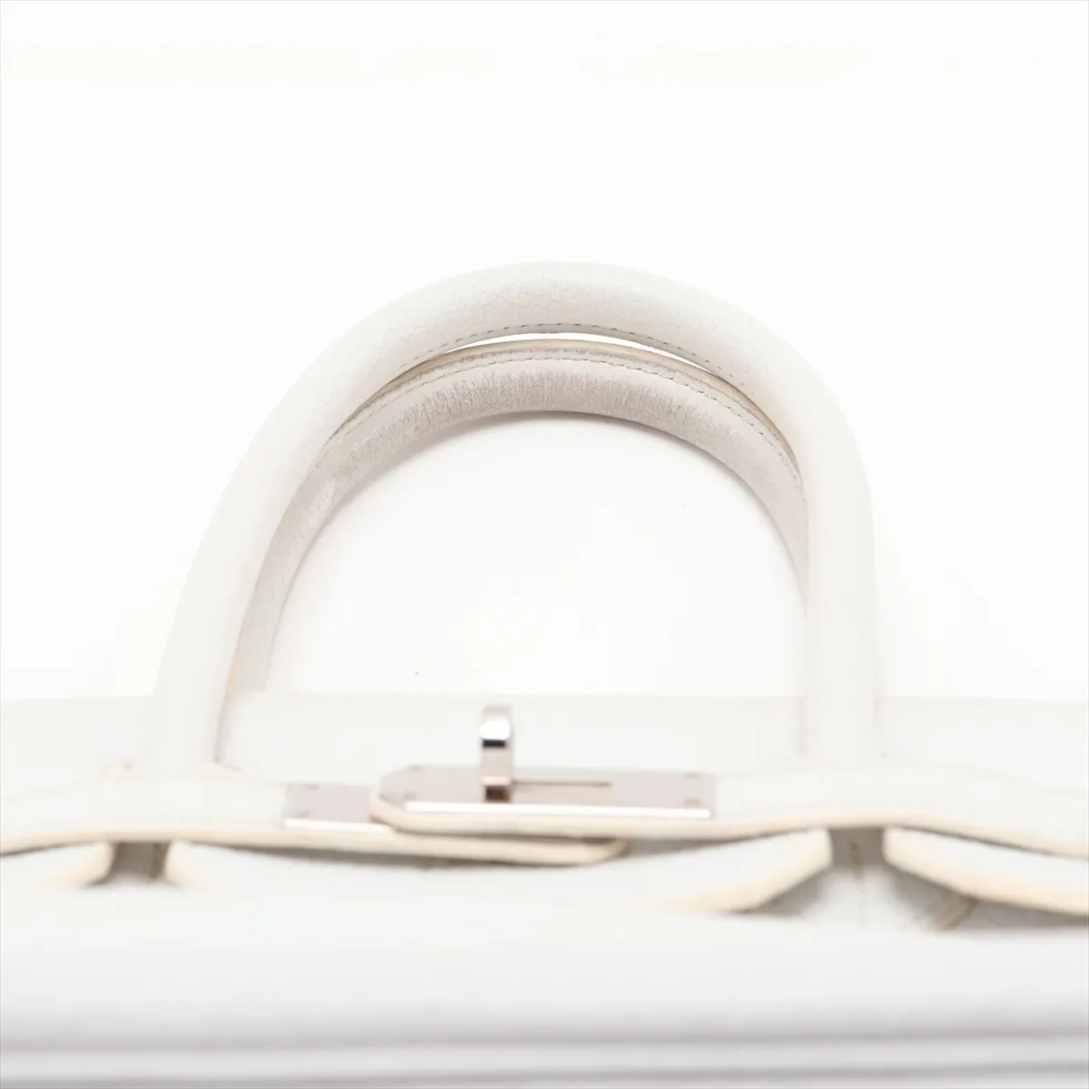 [Individually packaged] Hermes Birkin 30 Letournée Taurillon Clemence White Silver Hardware M: 2009 — view 6