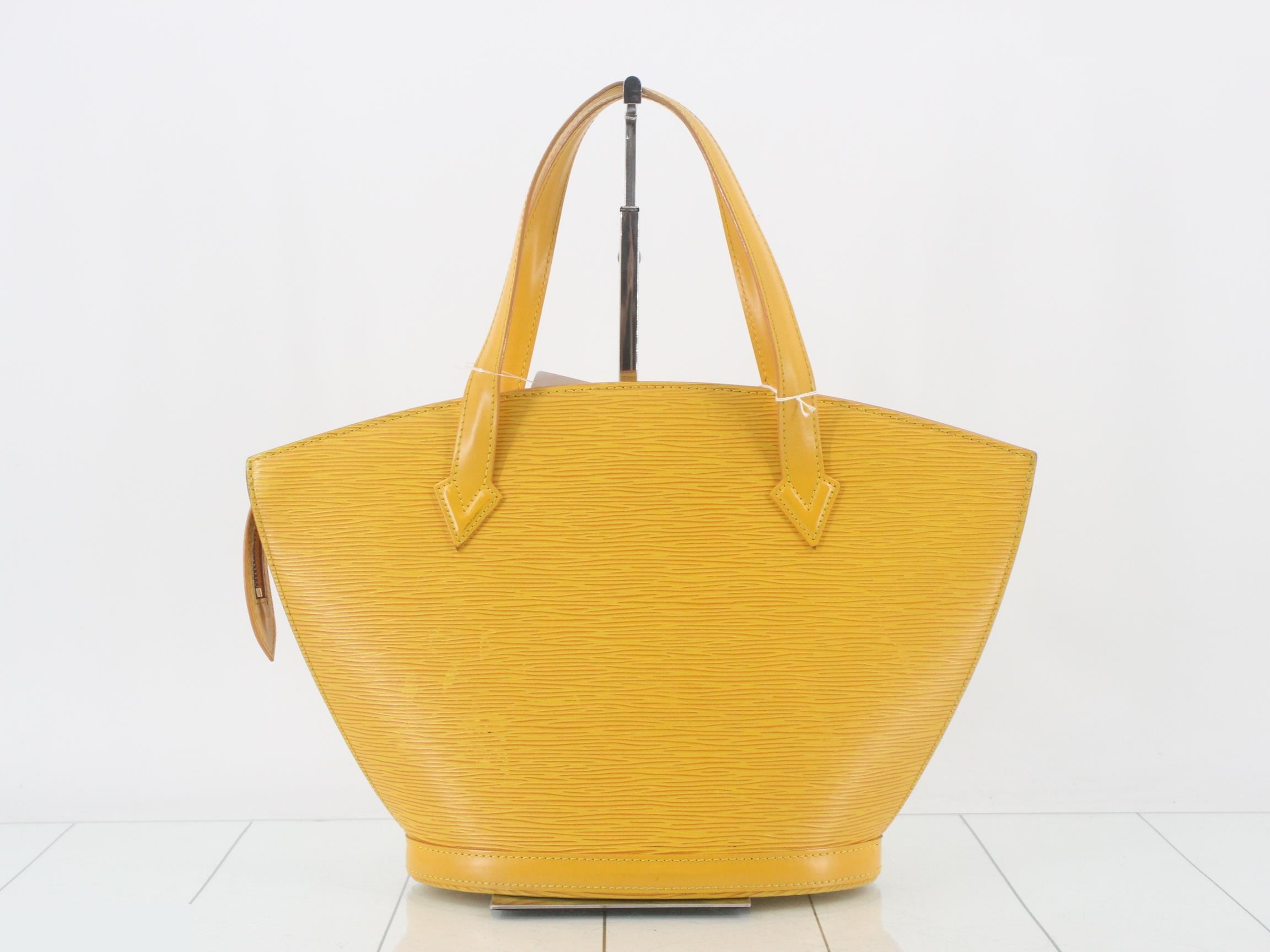 Epi Saint Jacques Tassili Yellow Handbag — view 2