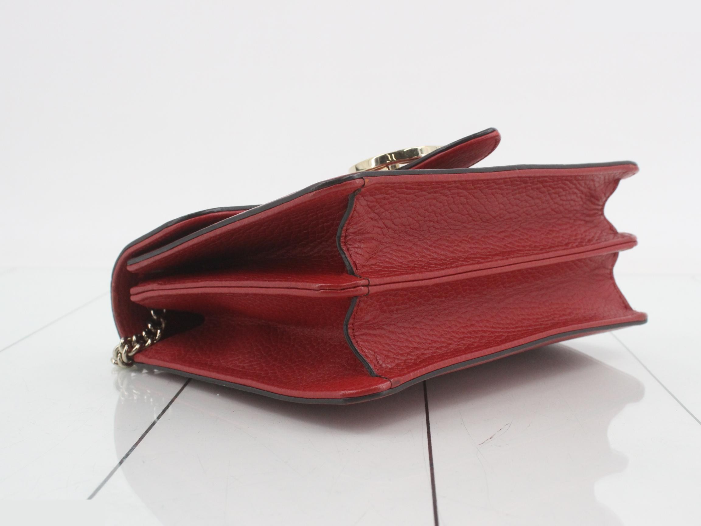 Interlocking Leather Chain Shoulder Bag — view 5