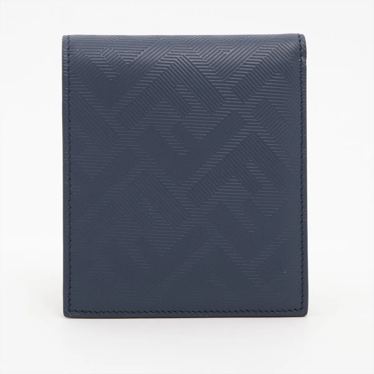 FF 7M0169 Leather Compact Wallet Navy — view 2