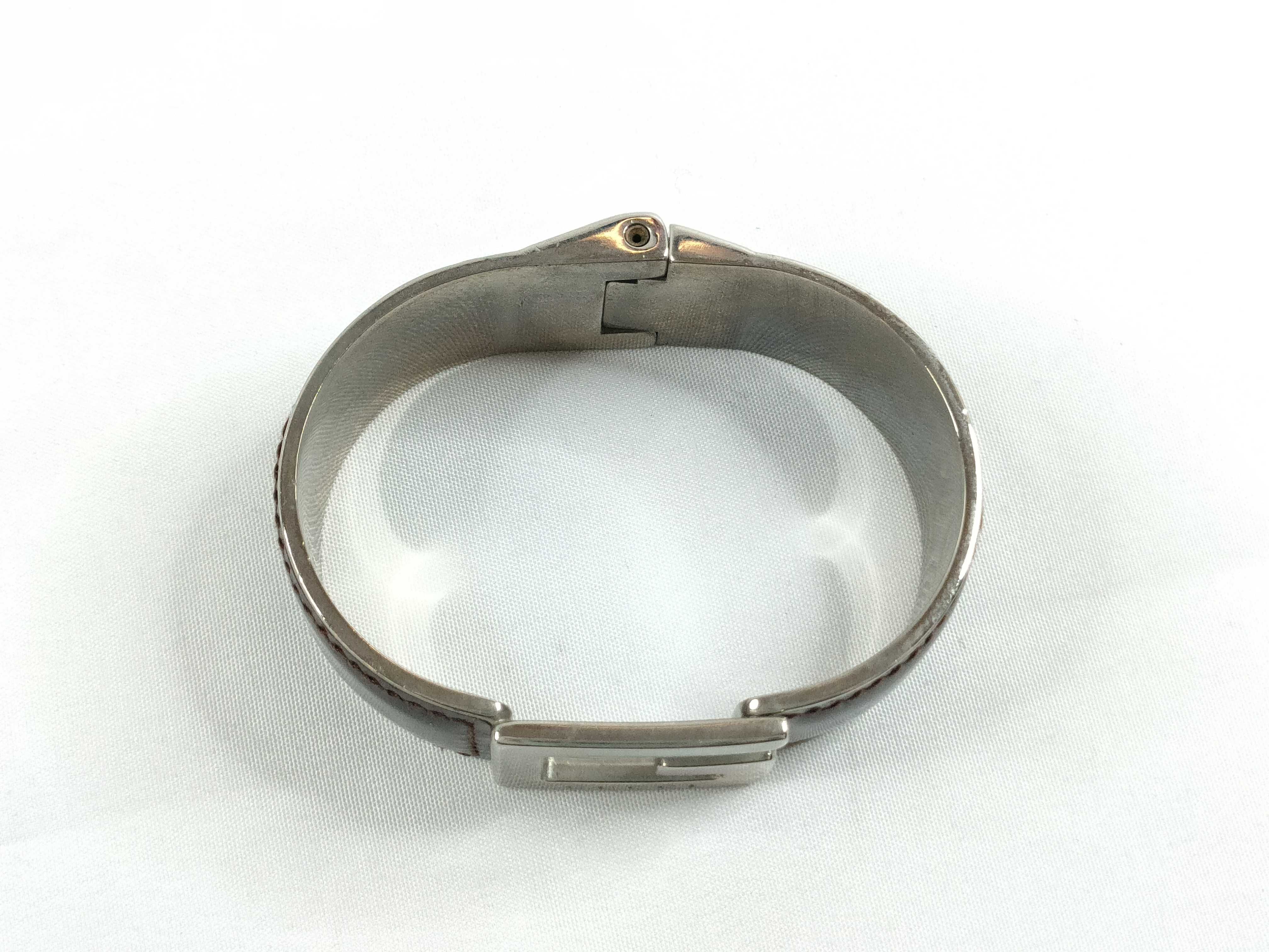 Patent Leather Bangle Bracelet — view 5