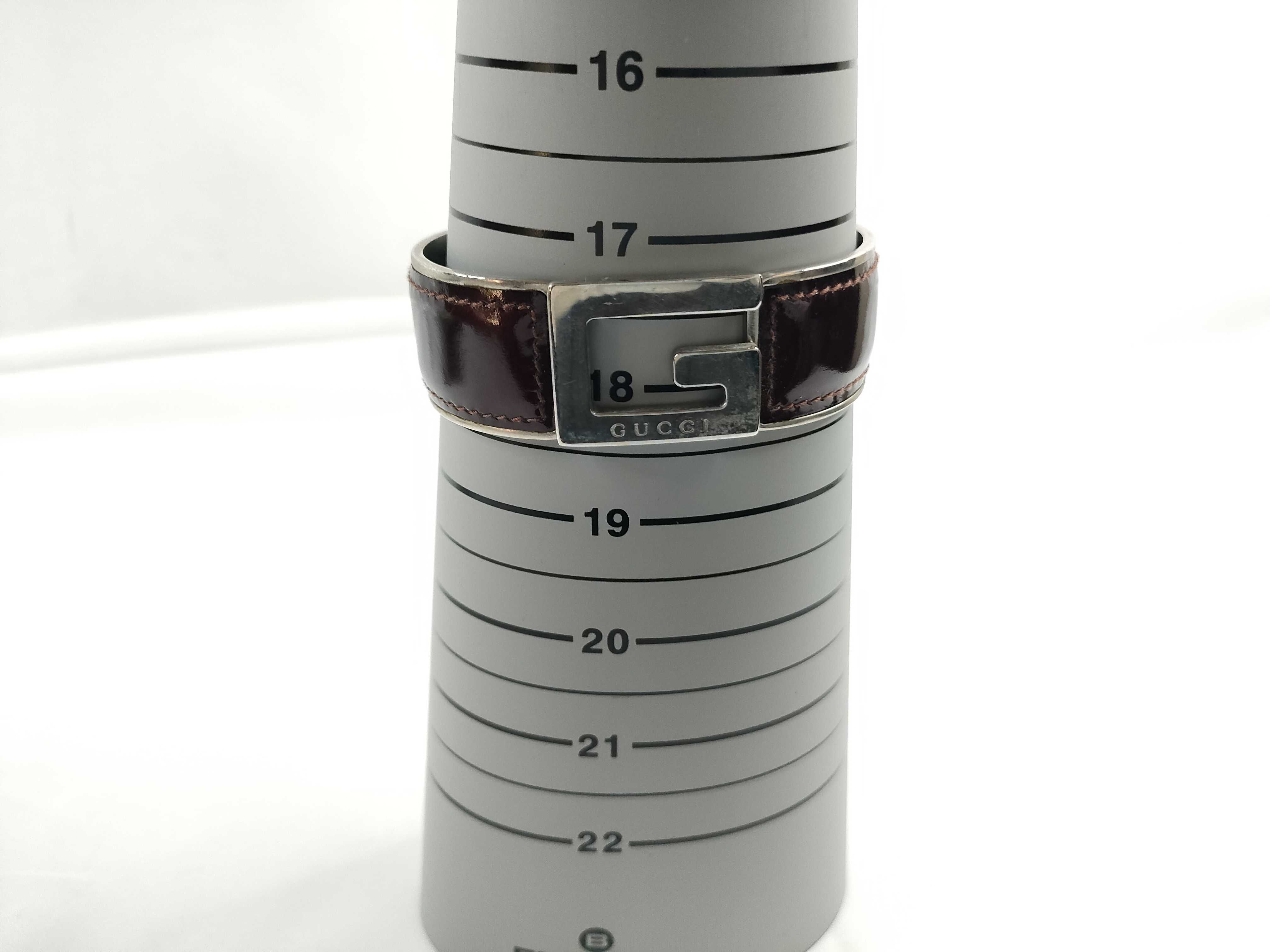 Patent Leather Bangle Bracelet — view 10