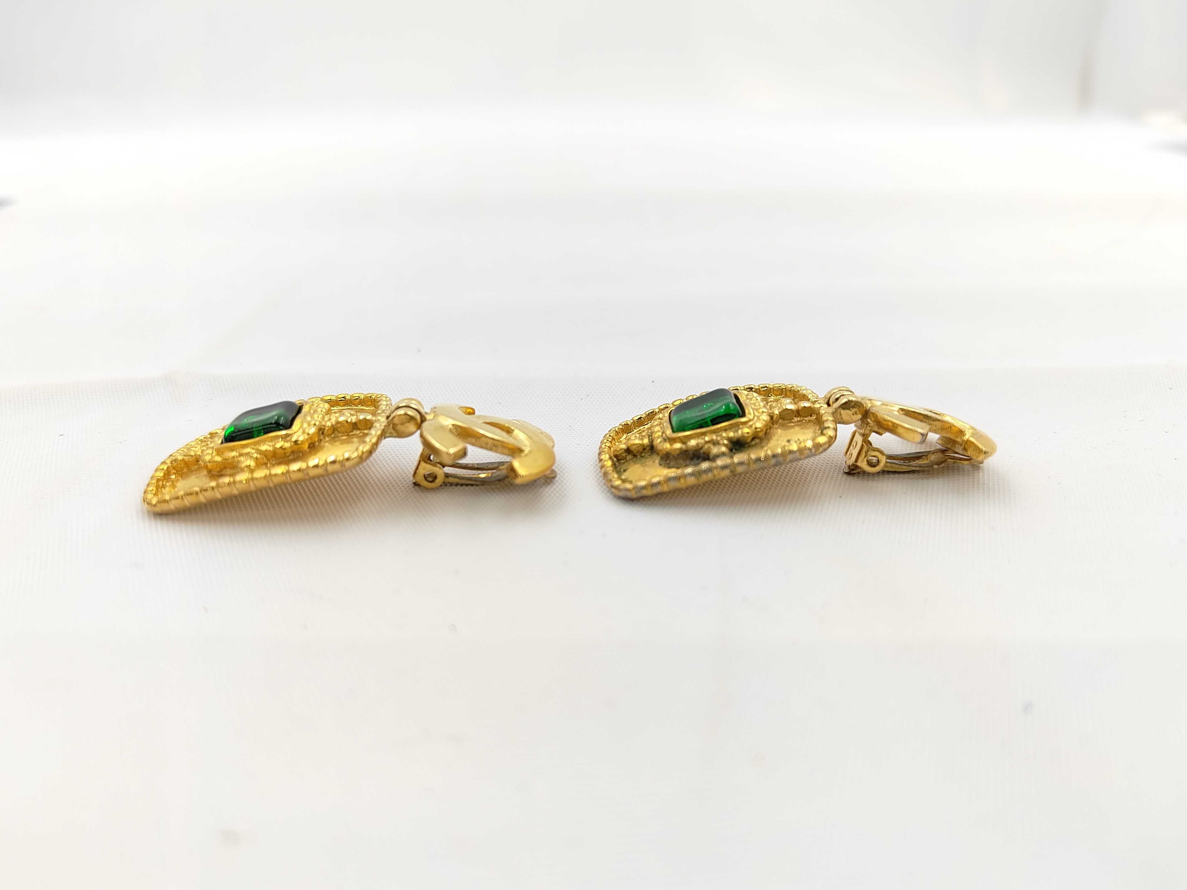 96A Gripoix Earrings — view 3