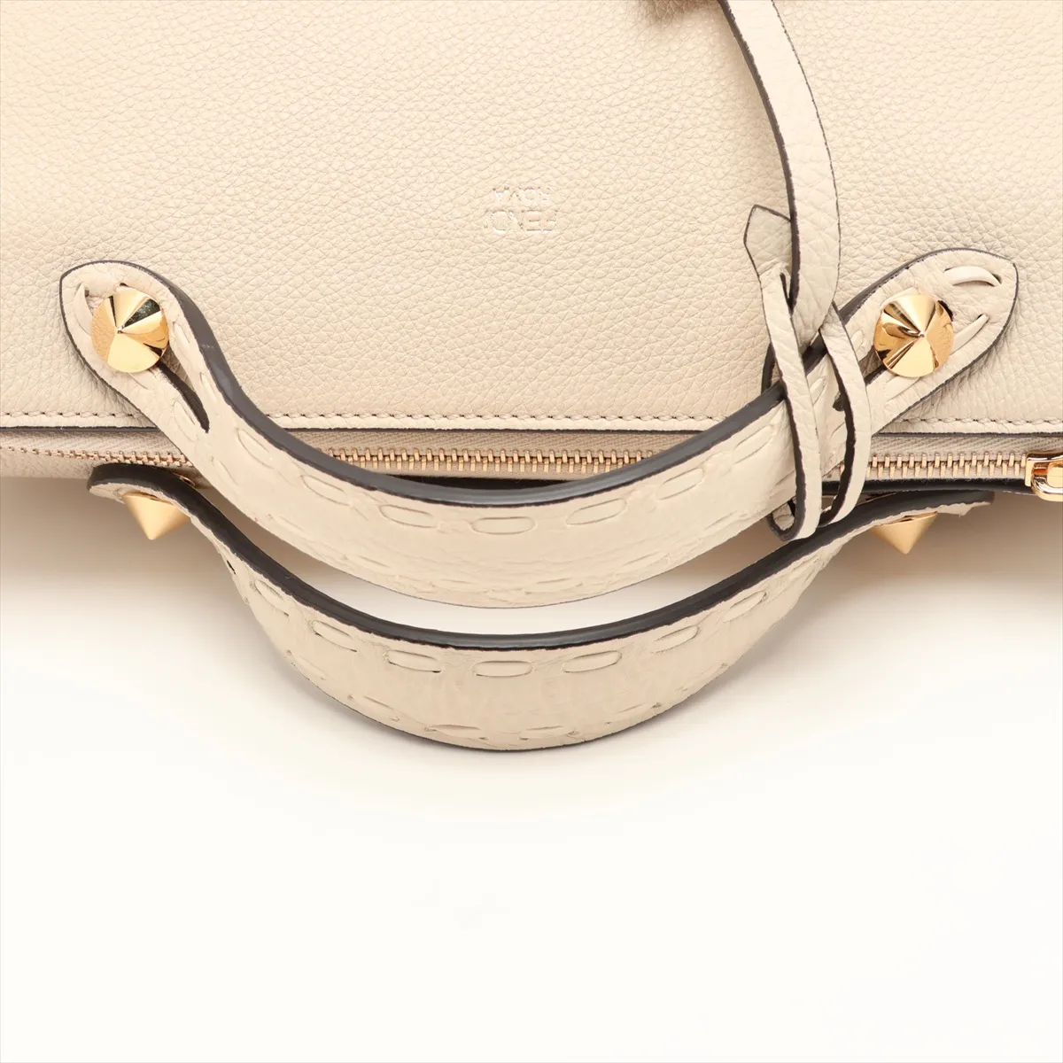 By The Way Medium Leather 2-Way Handbag, Beige, 8BL146 — view 5