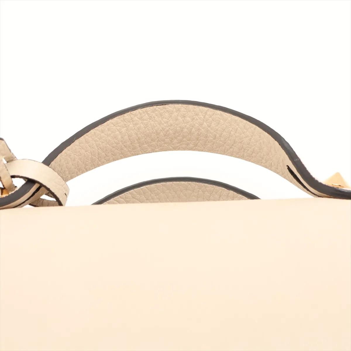 By The Way Medium Leather 2-Way Handbag, Beige, 8BL146 — view 6