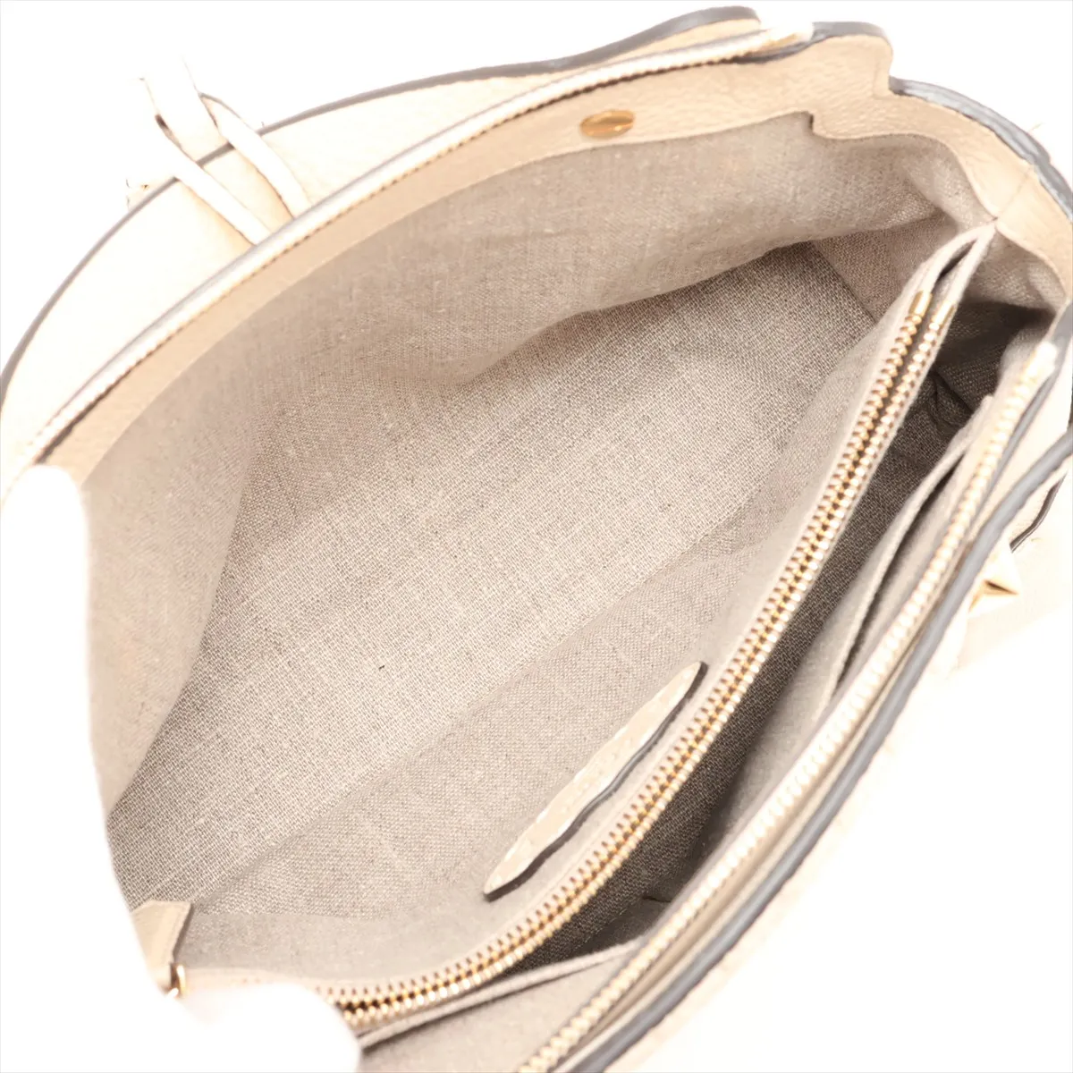 By The Way Medium Leather 2-Way Handbag, Beige, 8BL146 — view 8