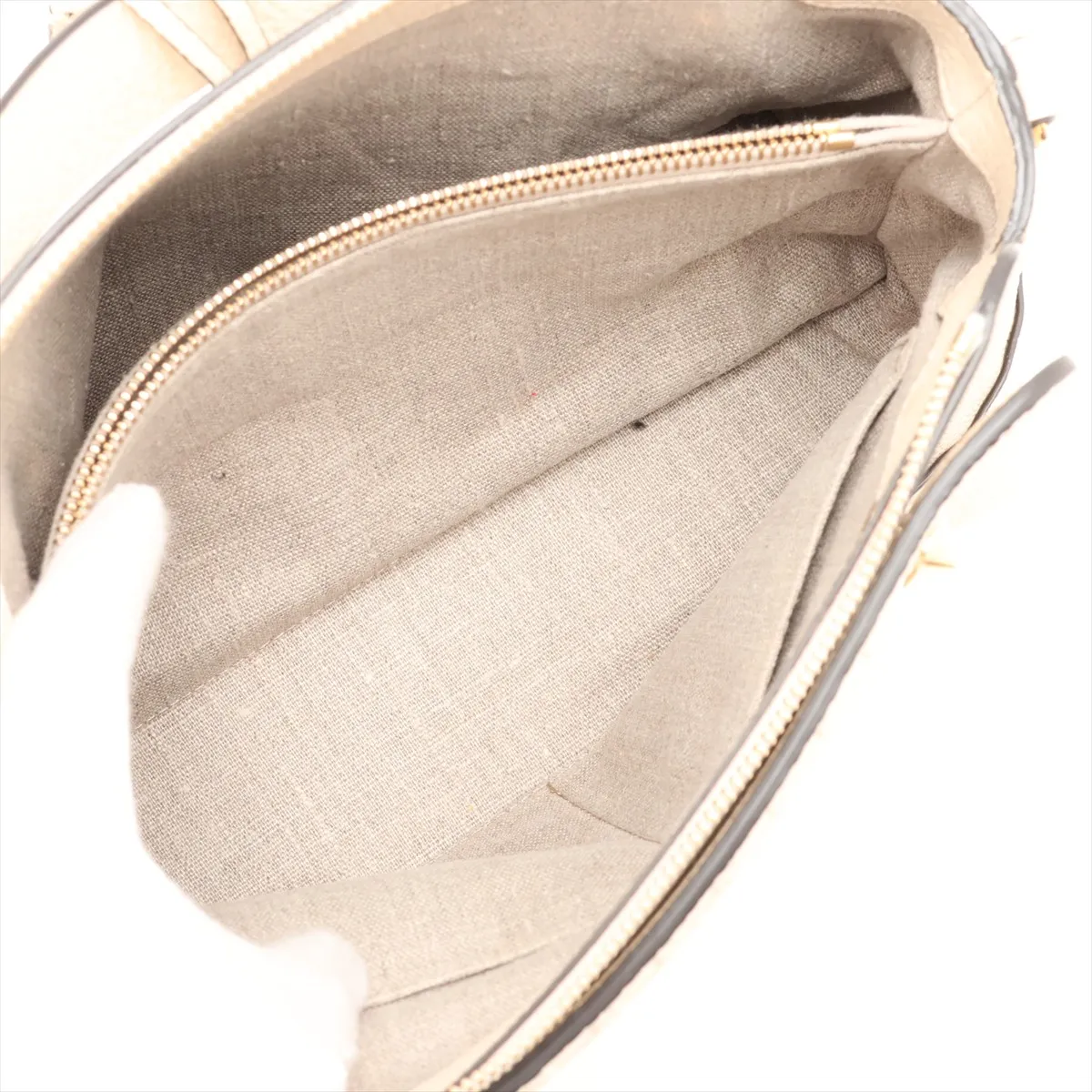 By The Way Medium Leather 2-Way Handbag, Beige, 8BL146 — view 9