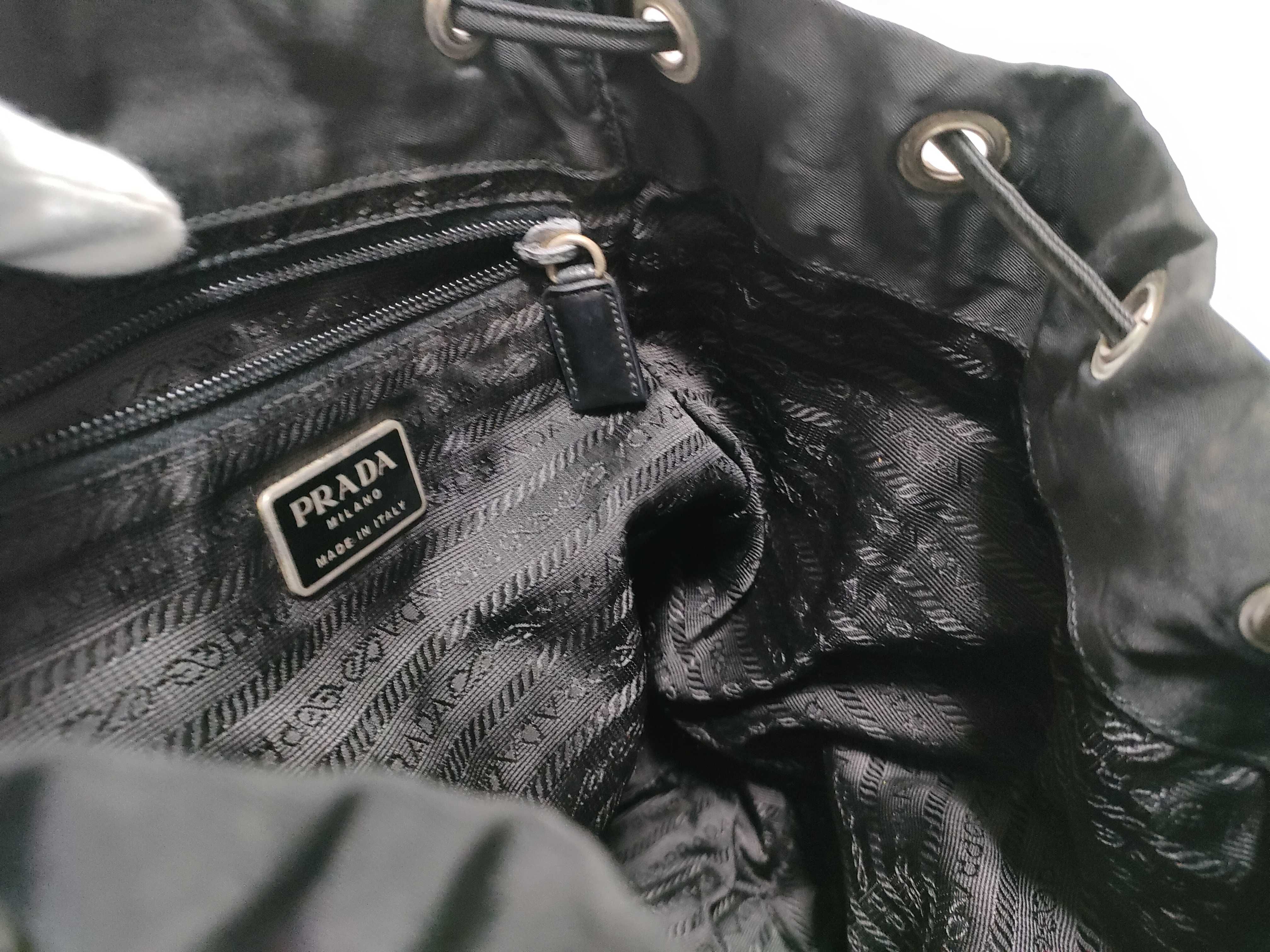 nylon backpack with white tag Rucksack — view 12