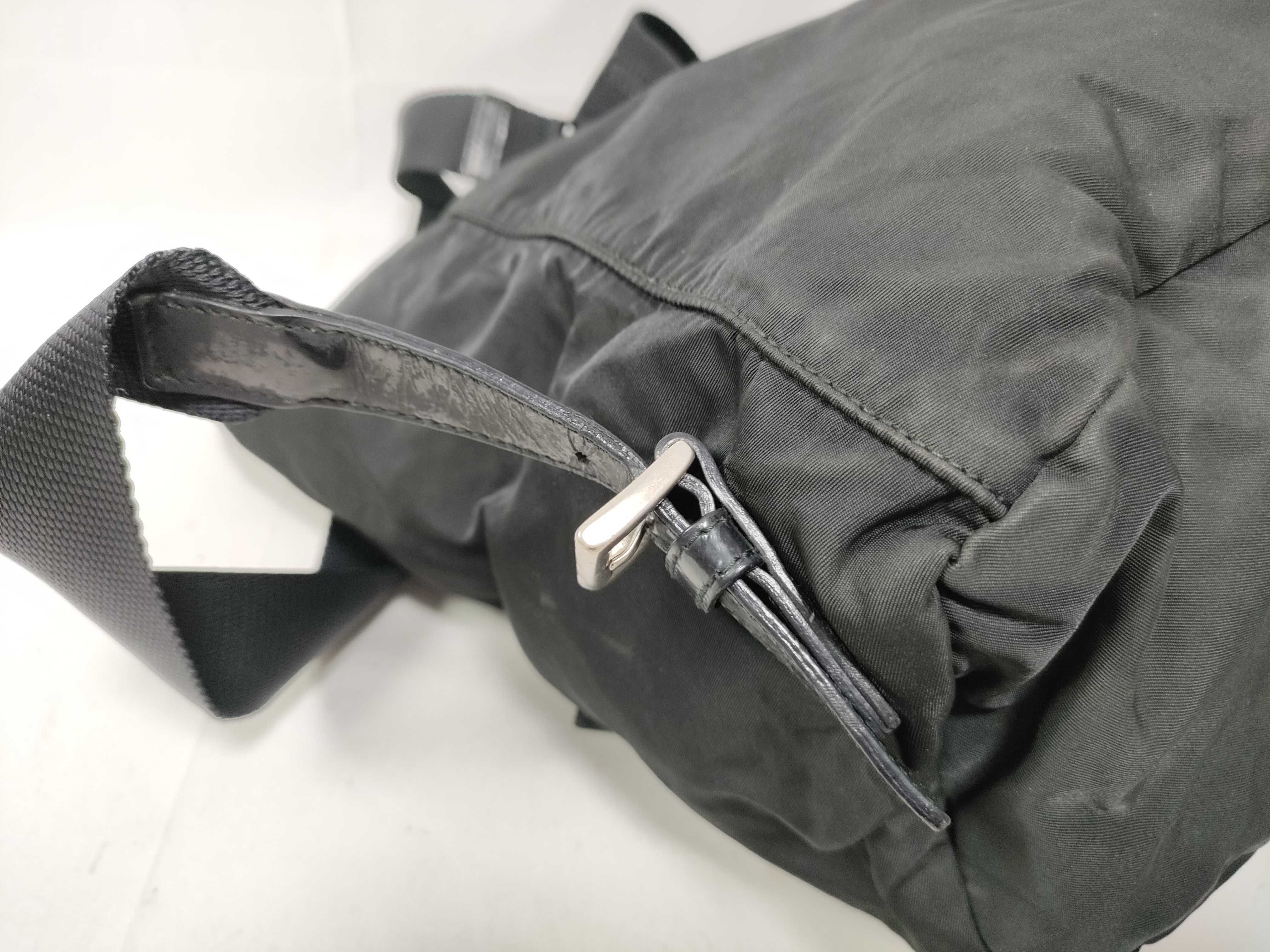nylon backpack with white tag Rucksack — view 5