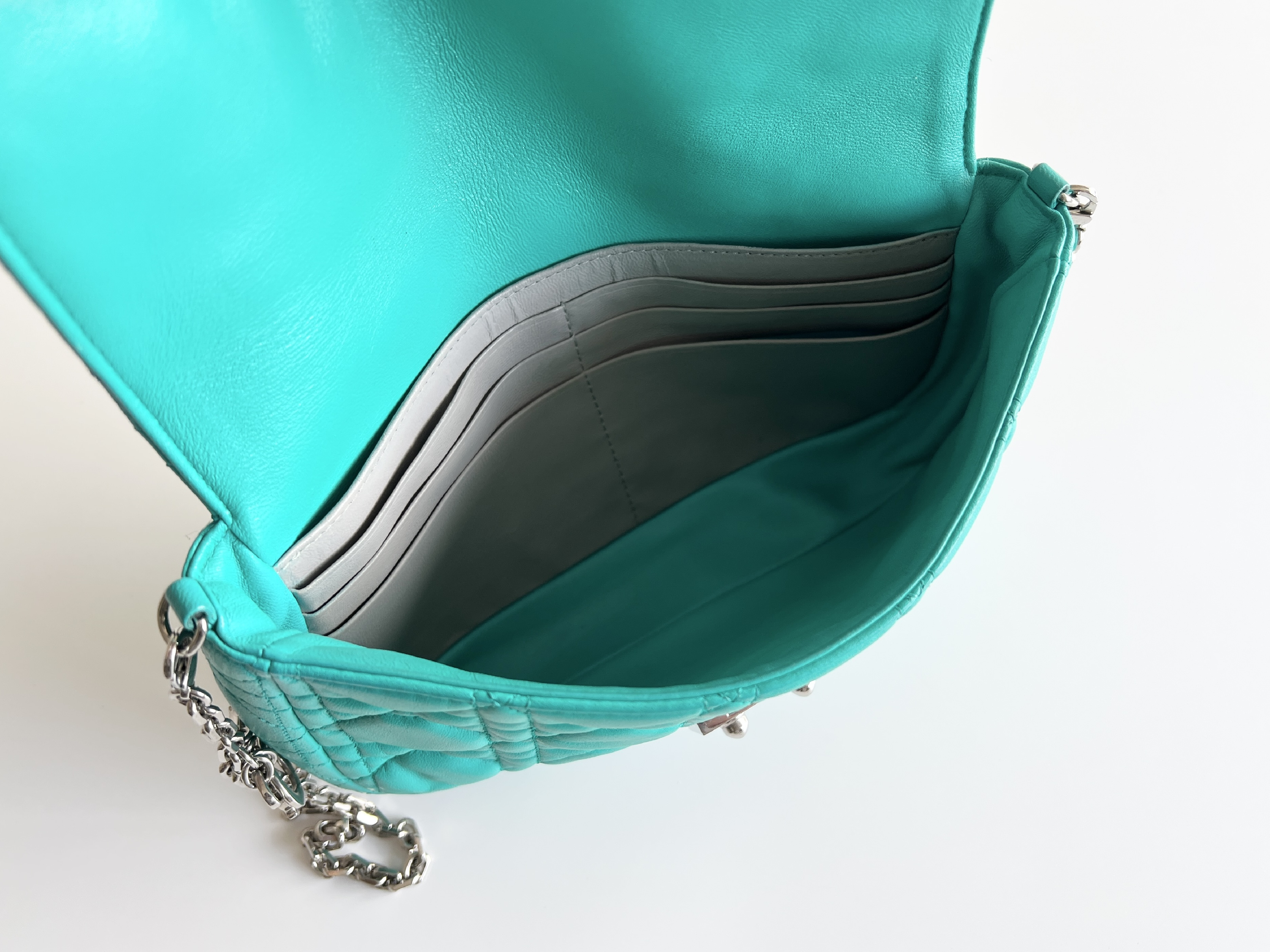 Christian Dior Miss Cannage New Rock Leather Lambskin Chain Shoulder Bag — view 6