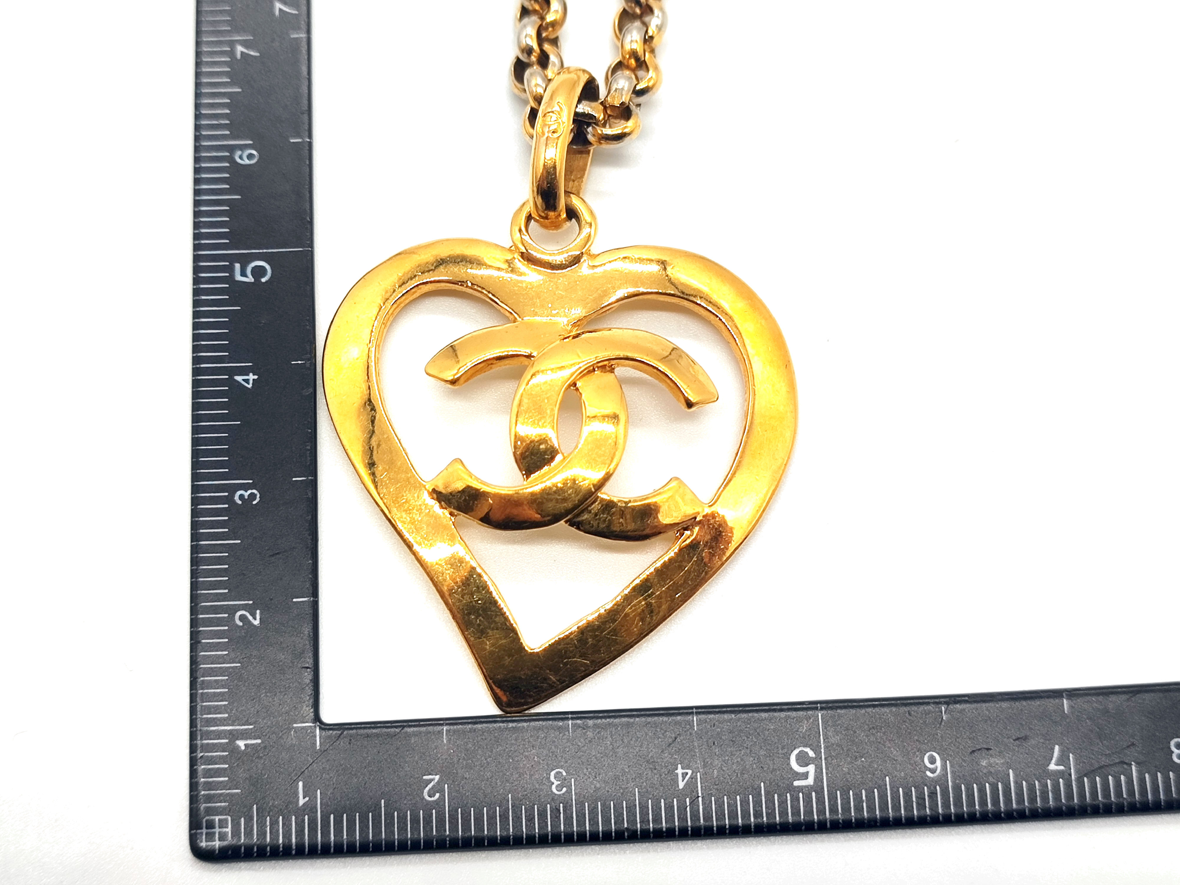 Coco Mark Heart Necklace 95P Necklace — view 3