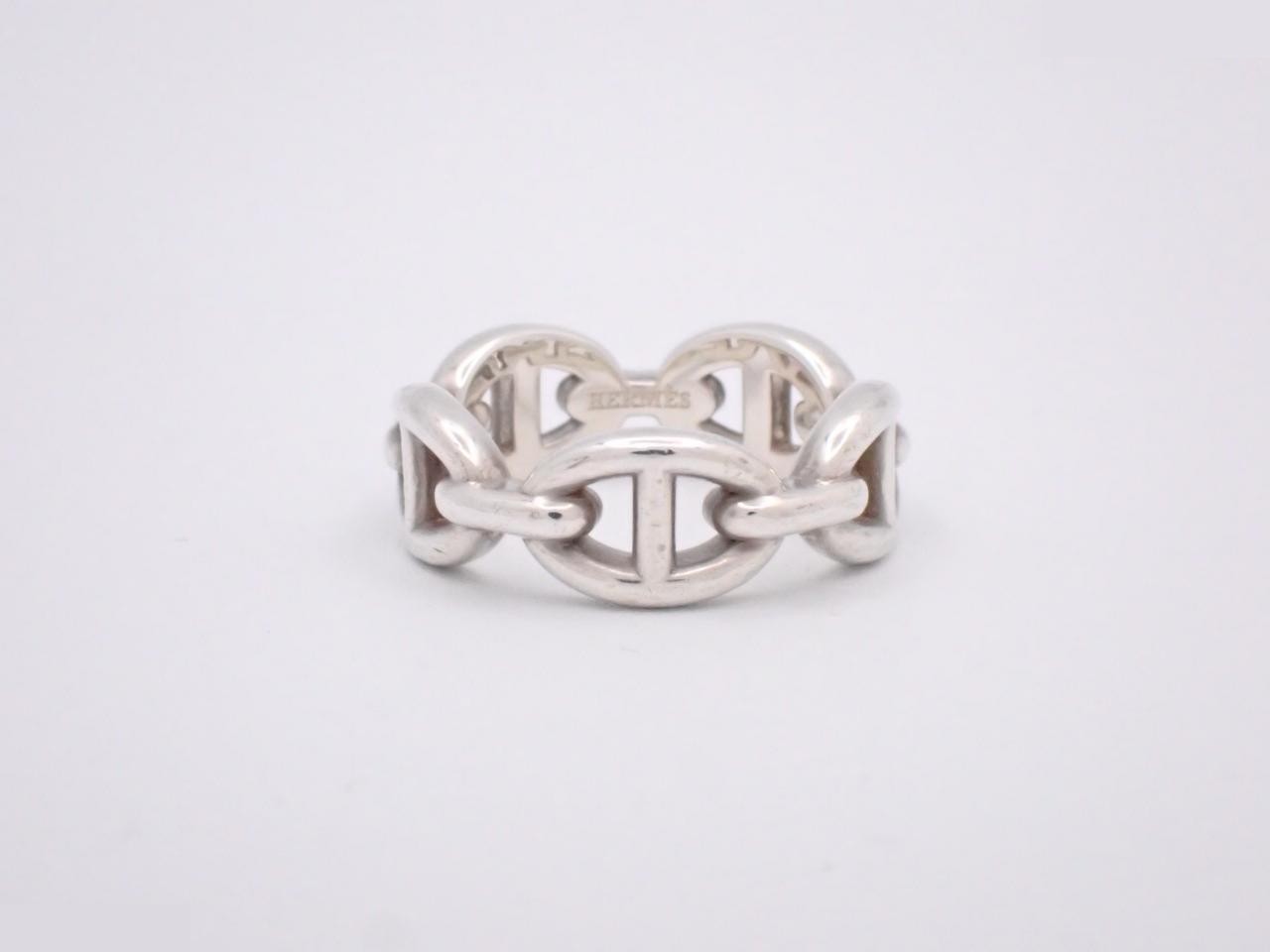 Chaine d'Ancre Enchainée Ring, Ag925/5.8g, Stamped 52