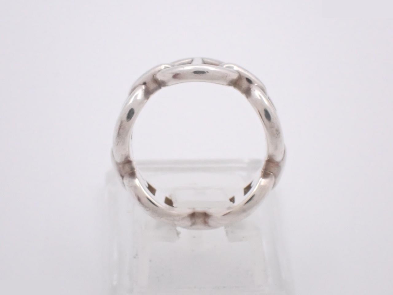 Chaine d'Ancre Enchainée Ring, Ag925/5.8g, Stamped 52 — view 3