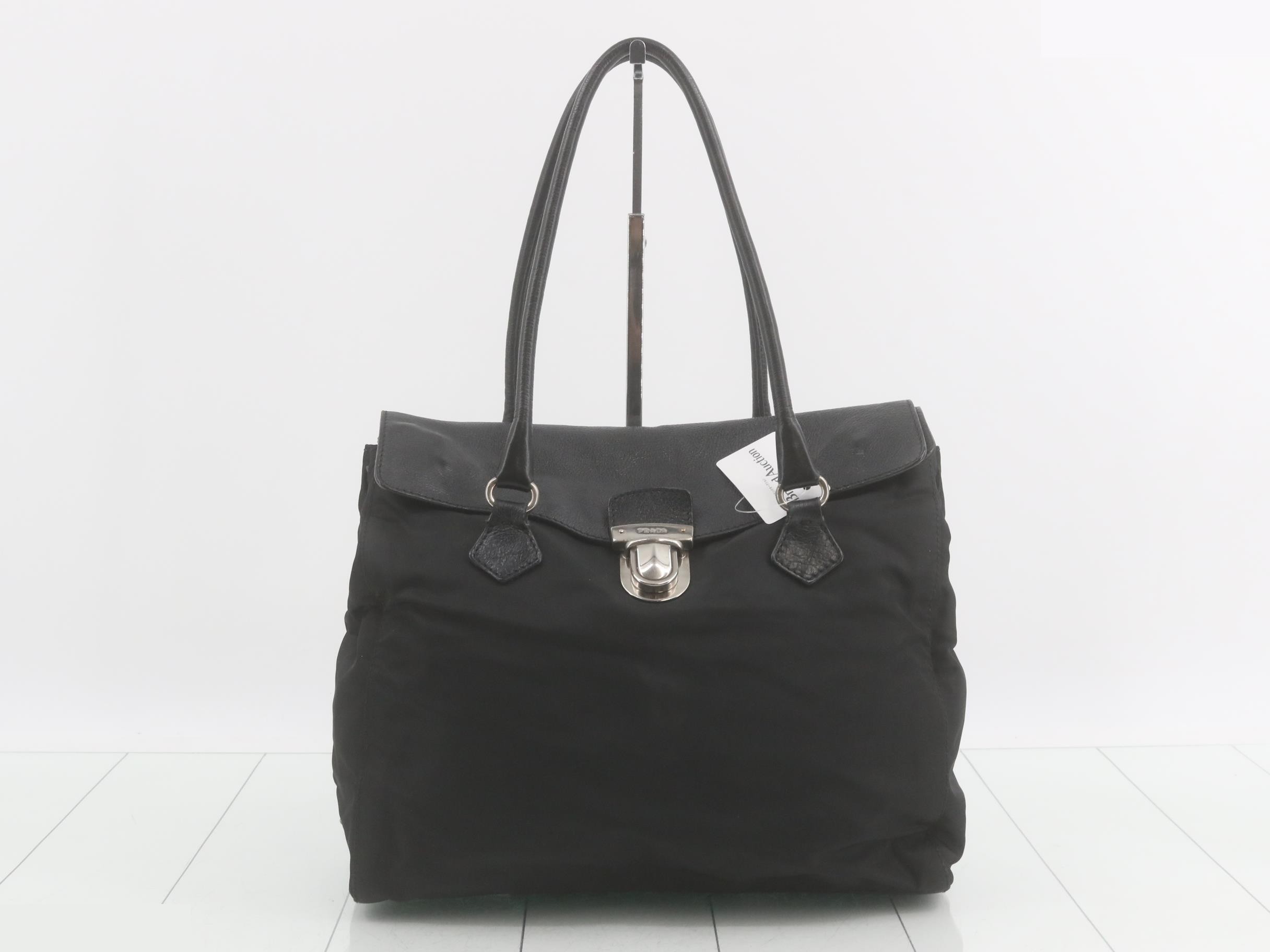 Buckle Leather Handbag