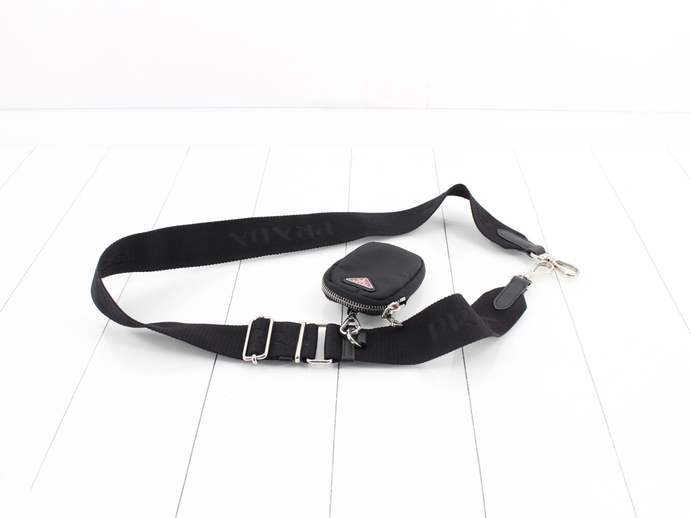 Re-edition 2005 Nylon Triangle Plate 2-Way Shoulder Bag — view 7