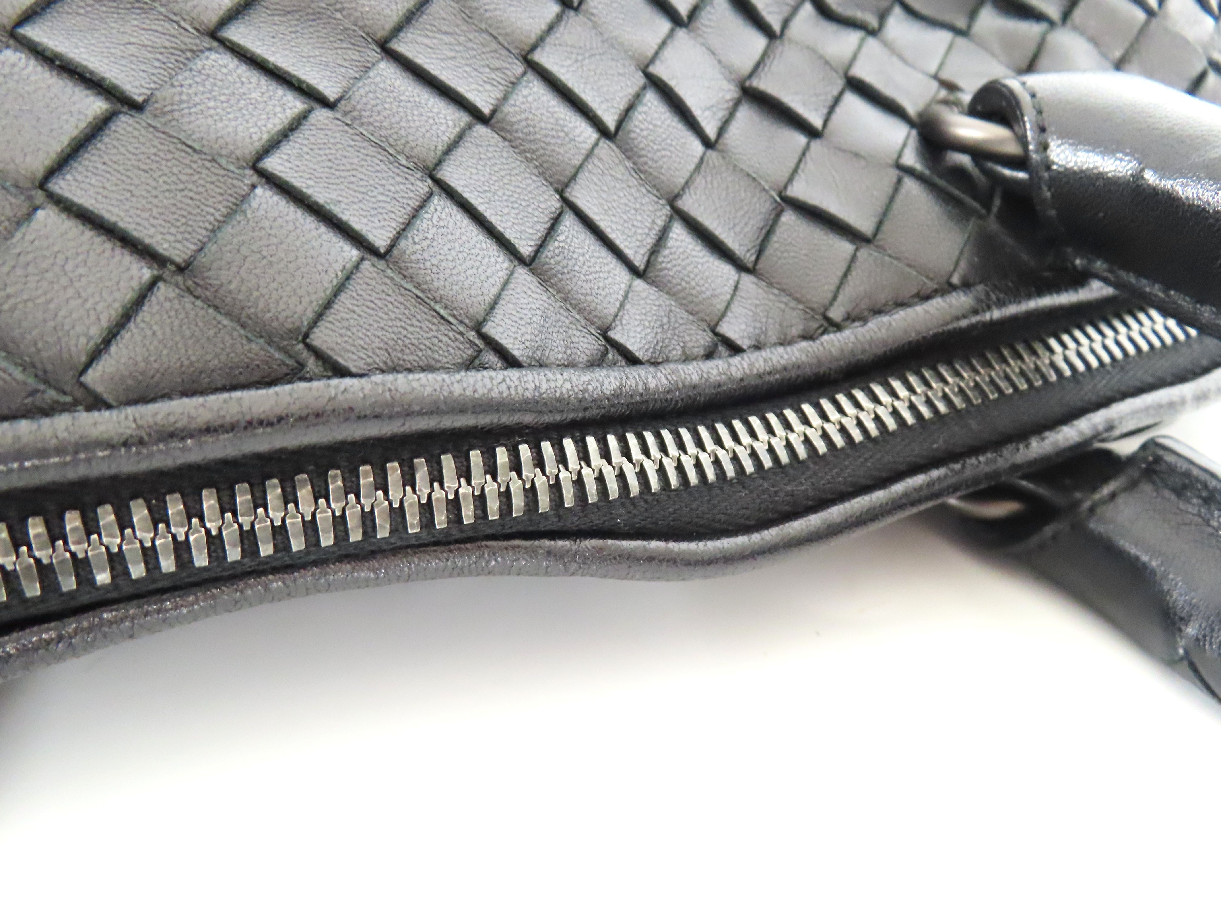 Intrecciato Tote Bag (Black) — view 6