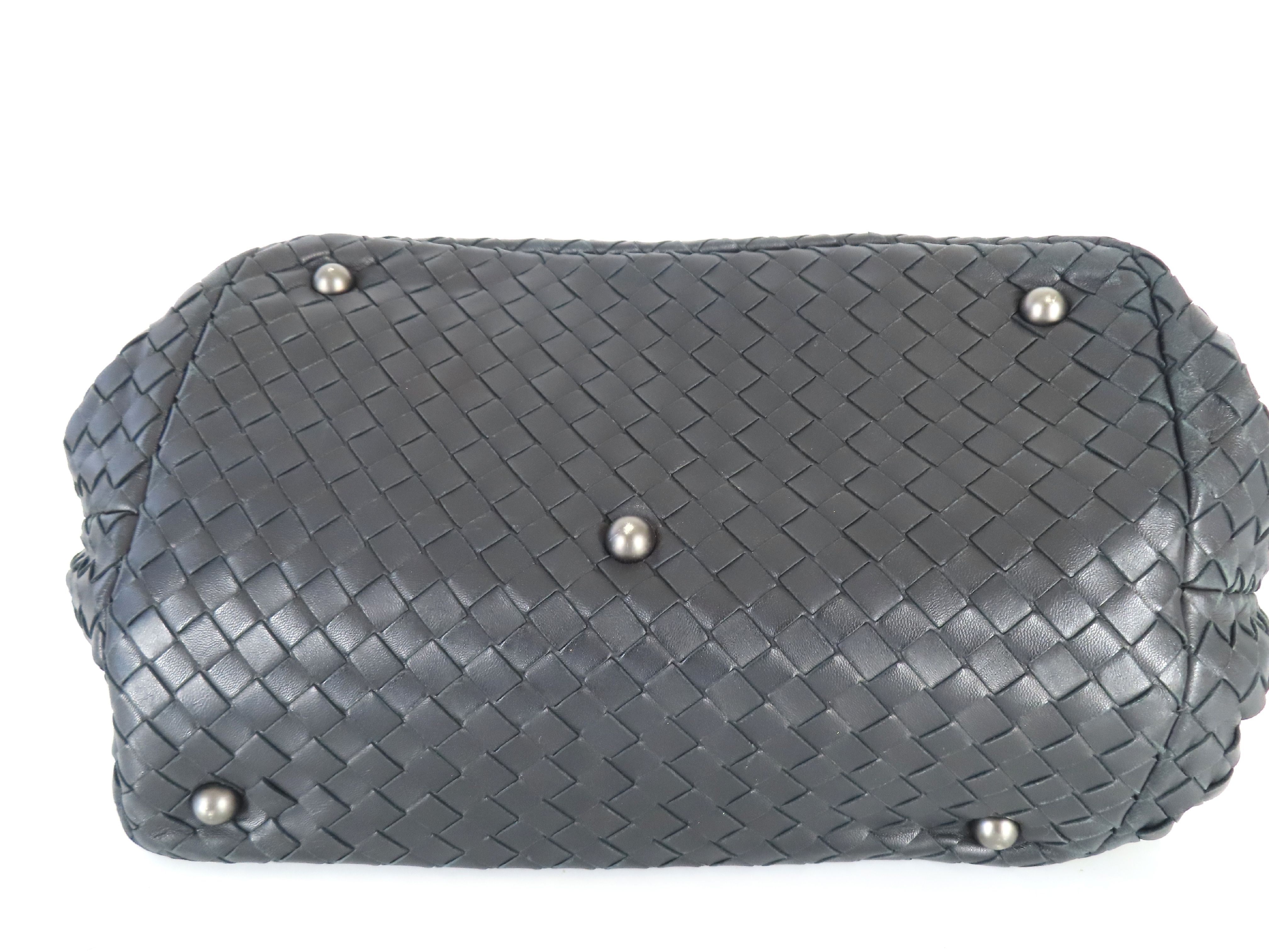 Intrecciato Tote Bag (Black) — view 8