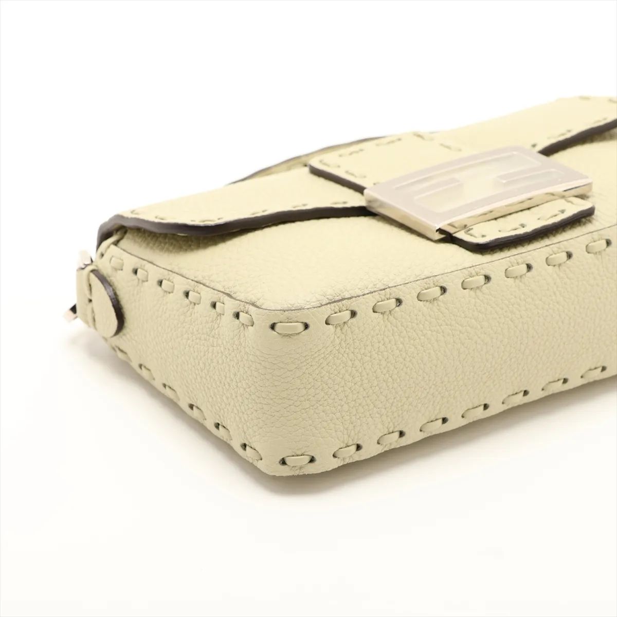 Selleria Mini Bucket Leather 2-Way Shoulder Bag, Green 8BS017 — view 4