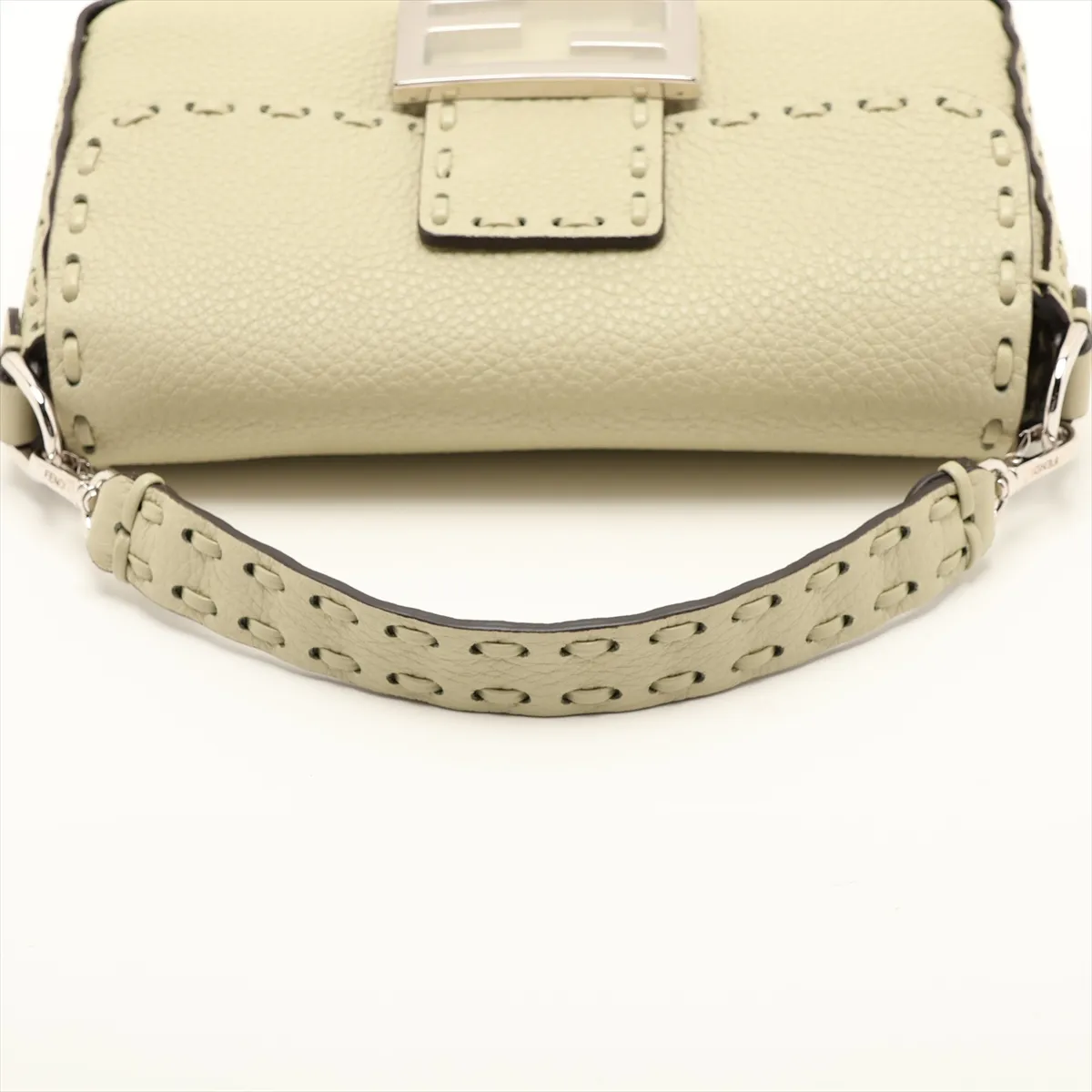 Selleria Mini Bucket Leather 2-Way Shoulder Bag, Green 8BS017 — view 5