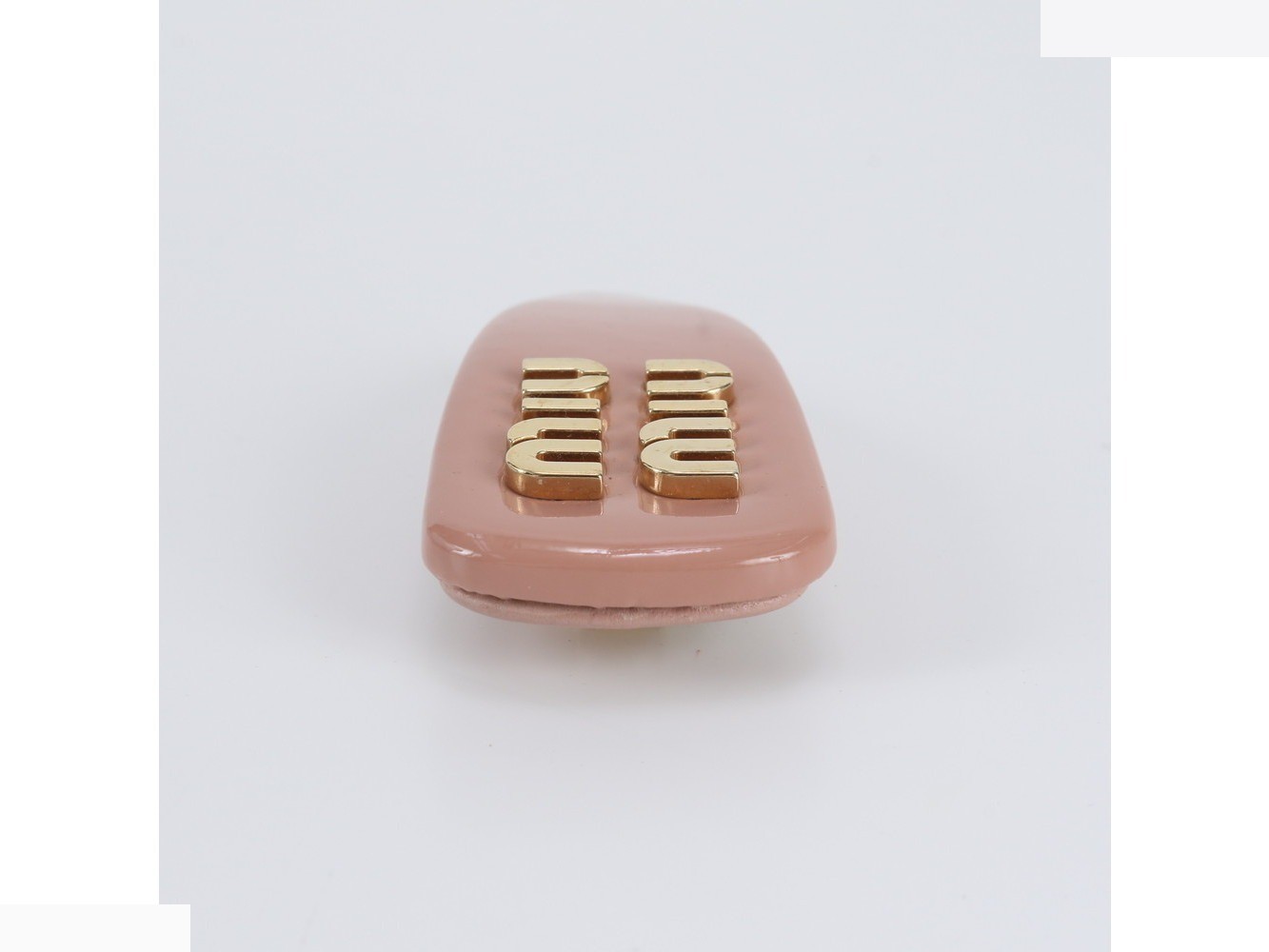 Hair clip, hair pin, barrette, leather hair accessory — view 5