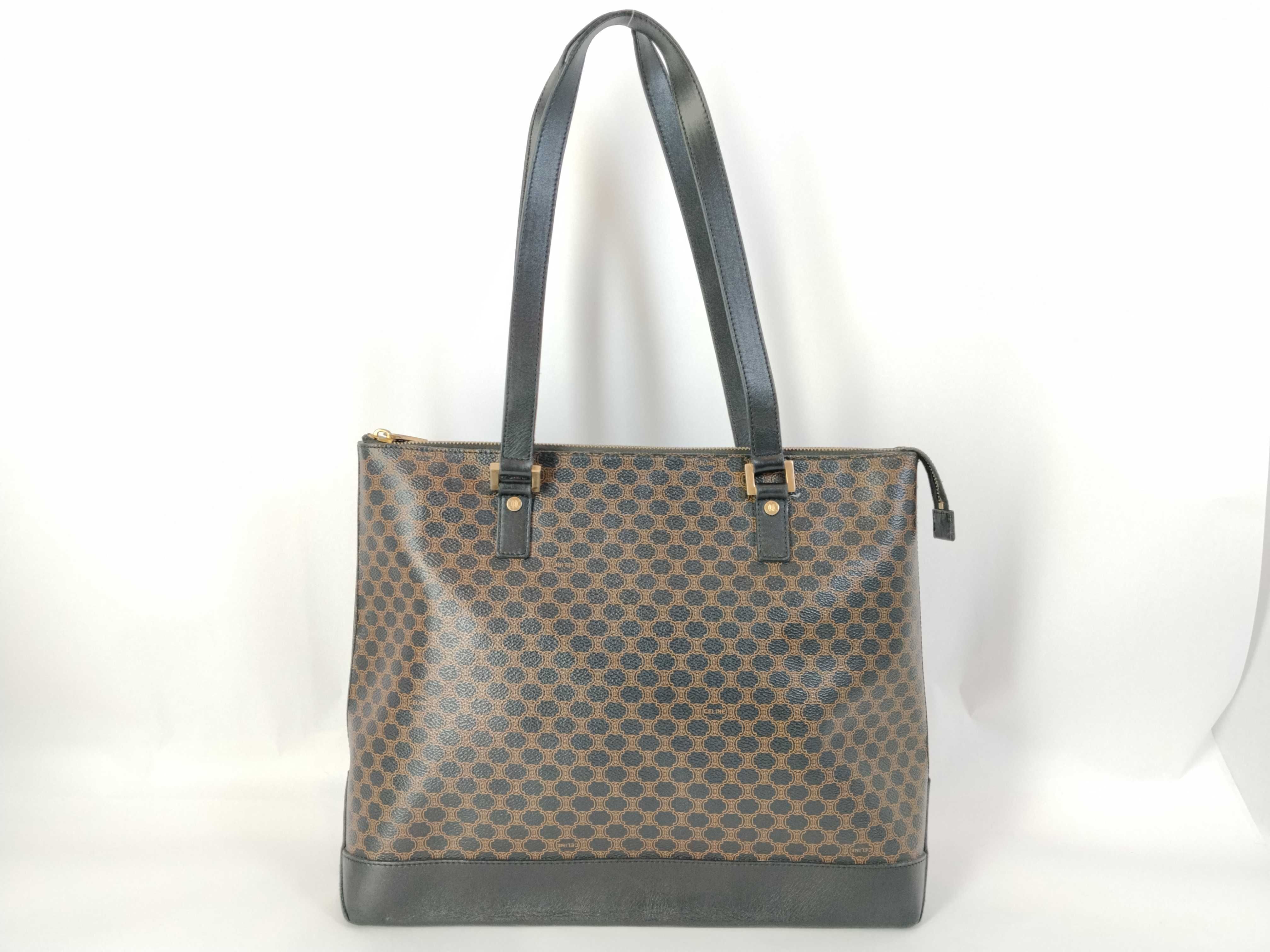 Black Macadam Tote Bag Black Tote Bag