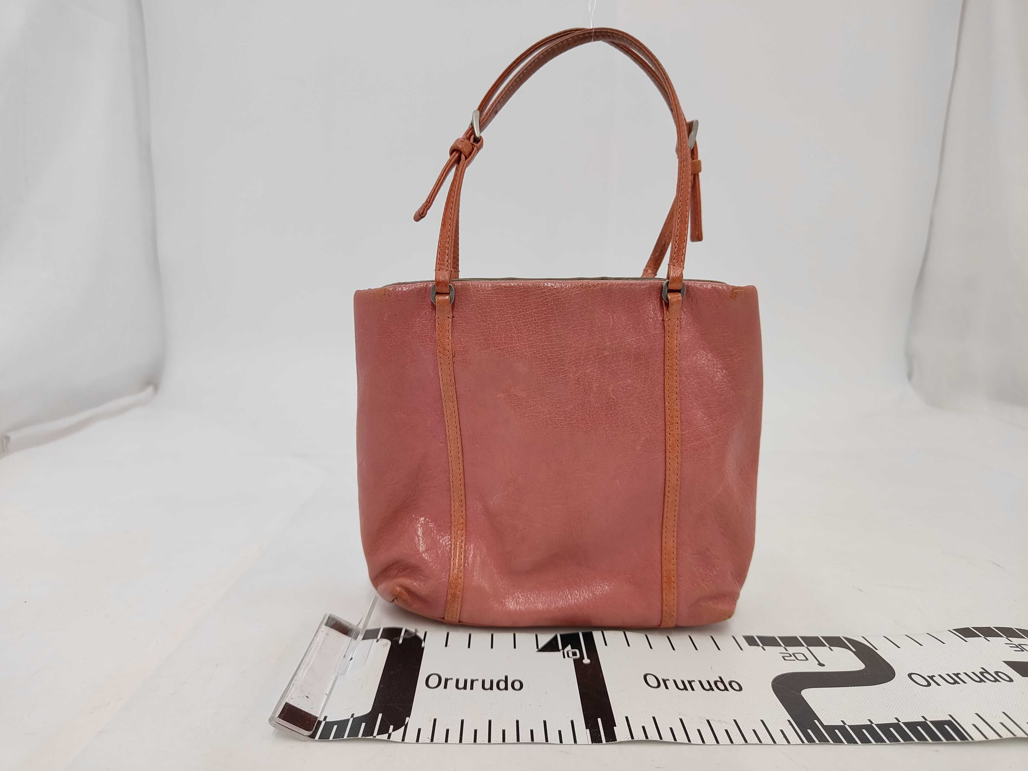 Triangle Logo Leather Handbag — view 2