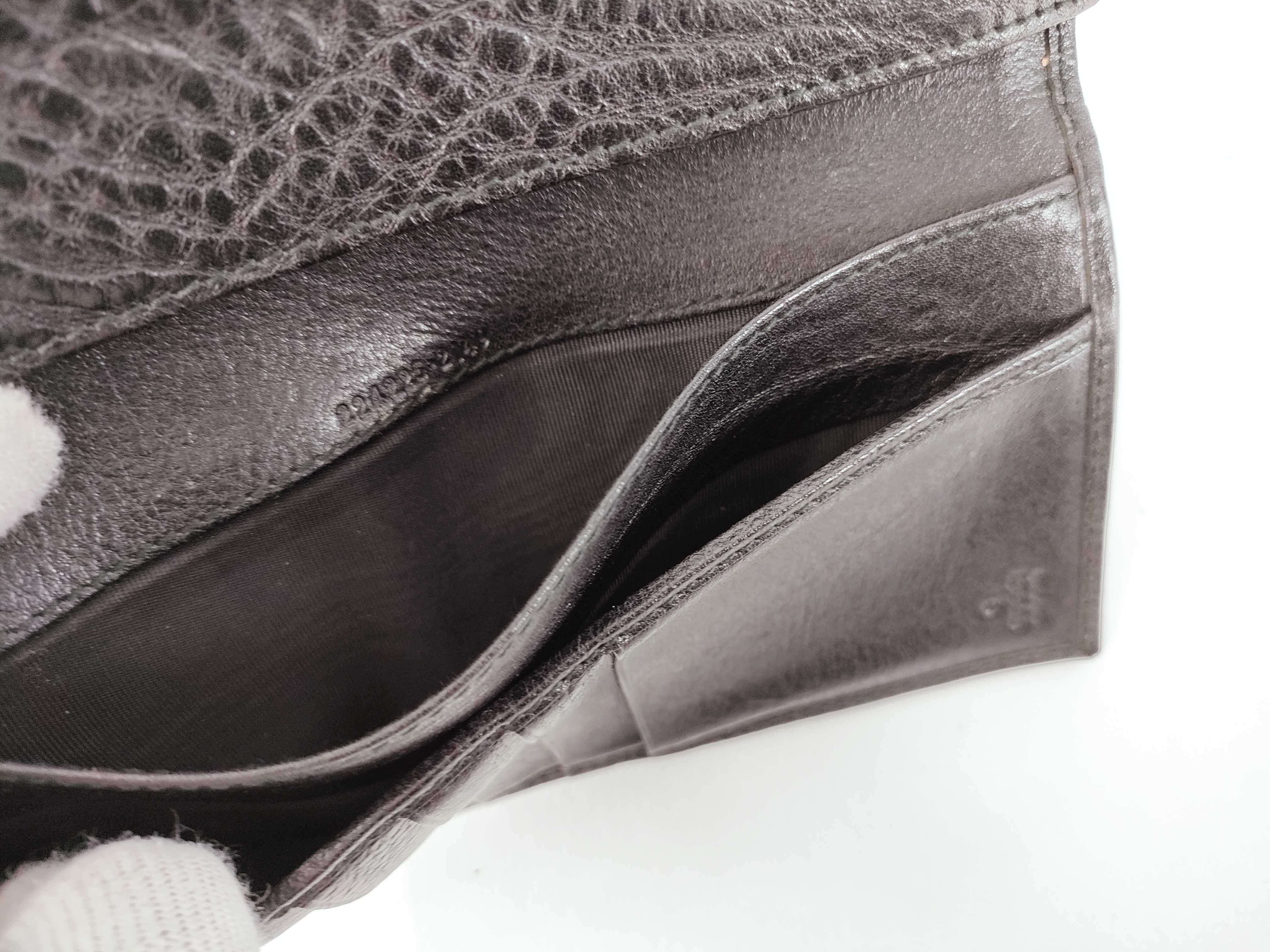 GG Canvas Black Leather Wallet — view 13
