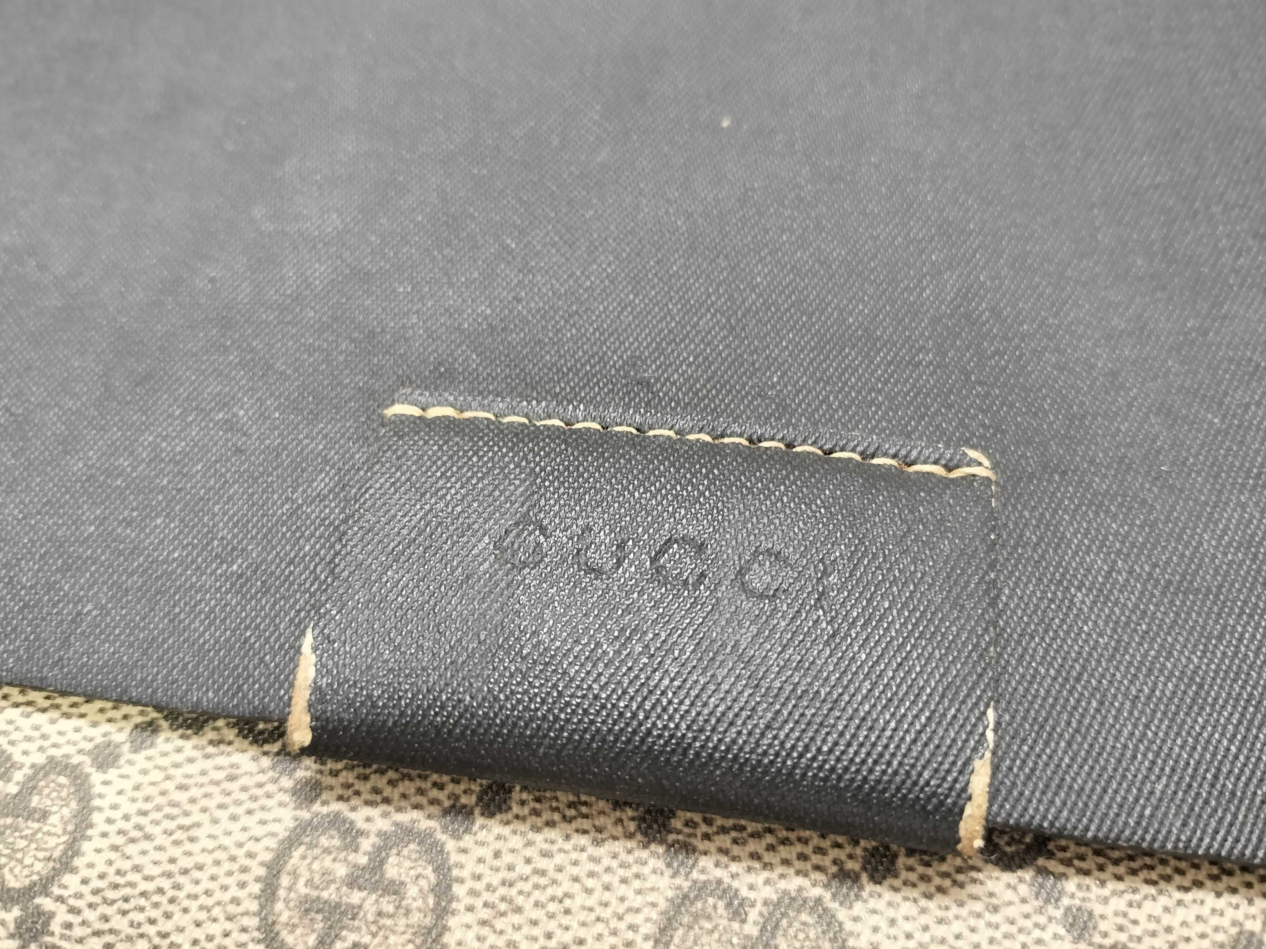 GG Supreme Gucci GG pattern clutch bag, black clutch bag — view 10